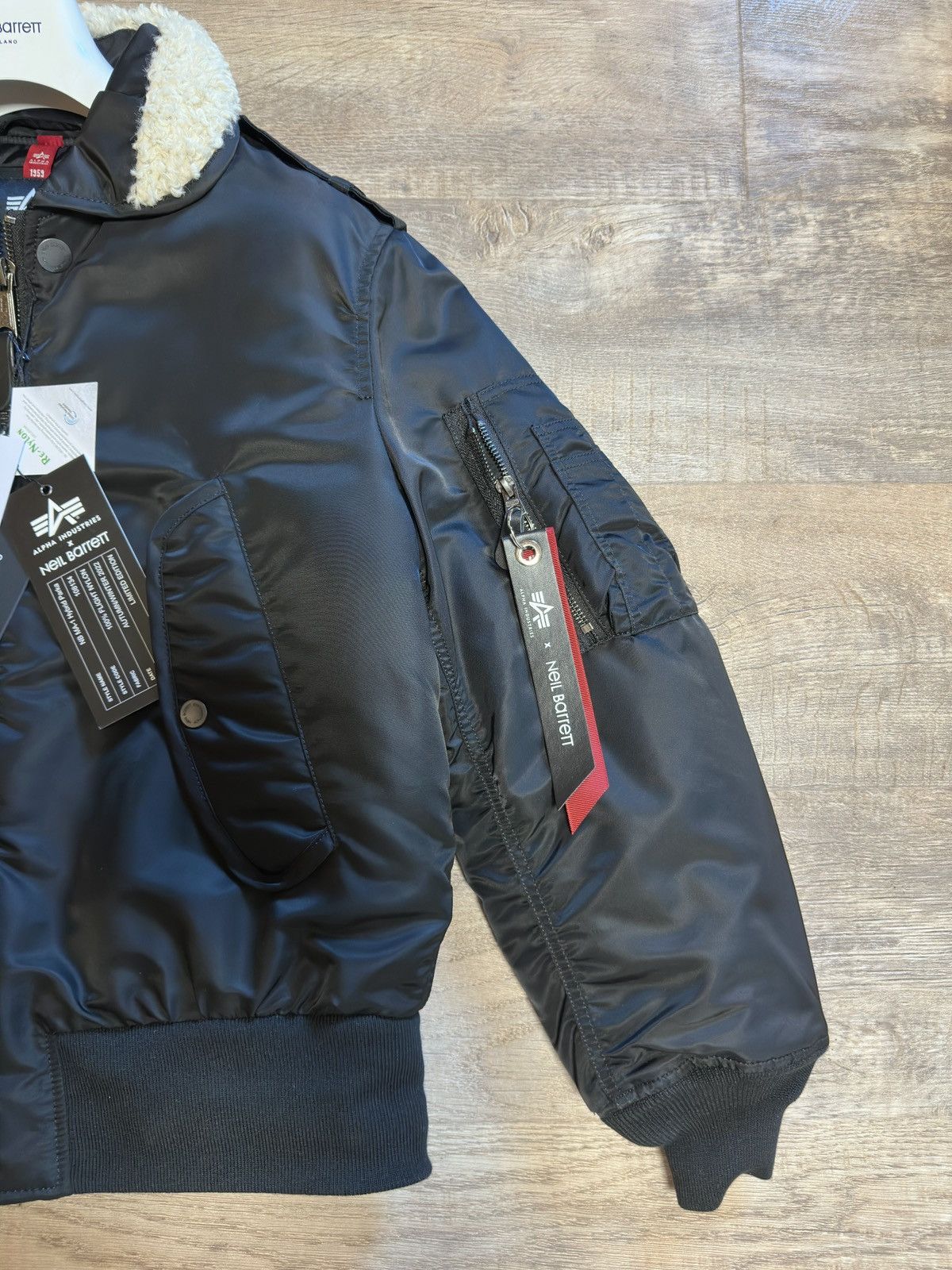 Neil Barrett x Alpha AW22 MA-1 Bomber Coat