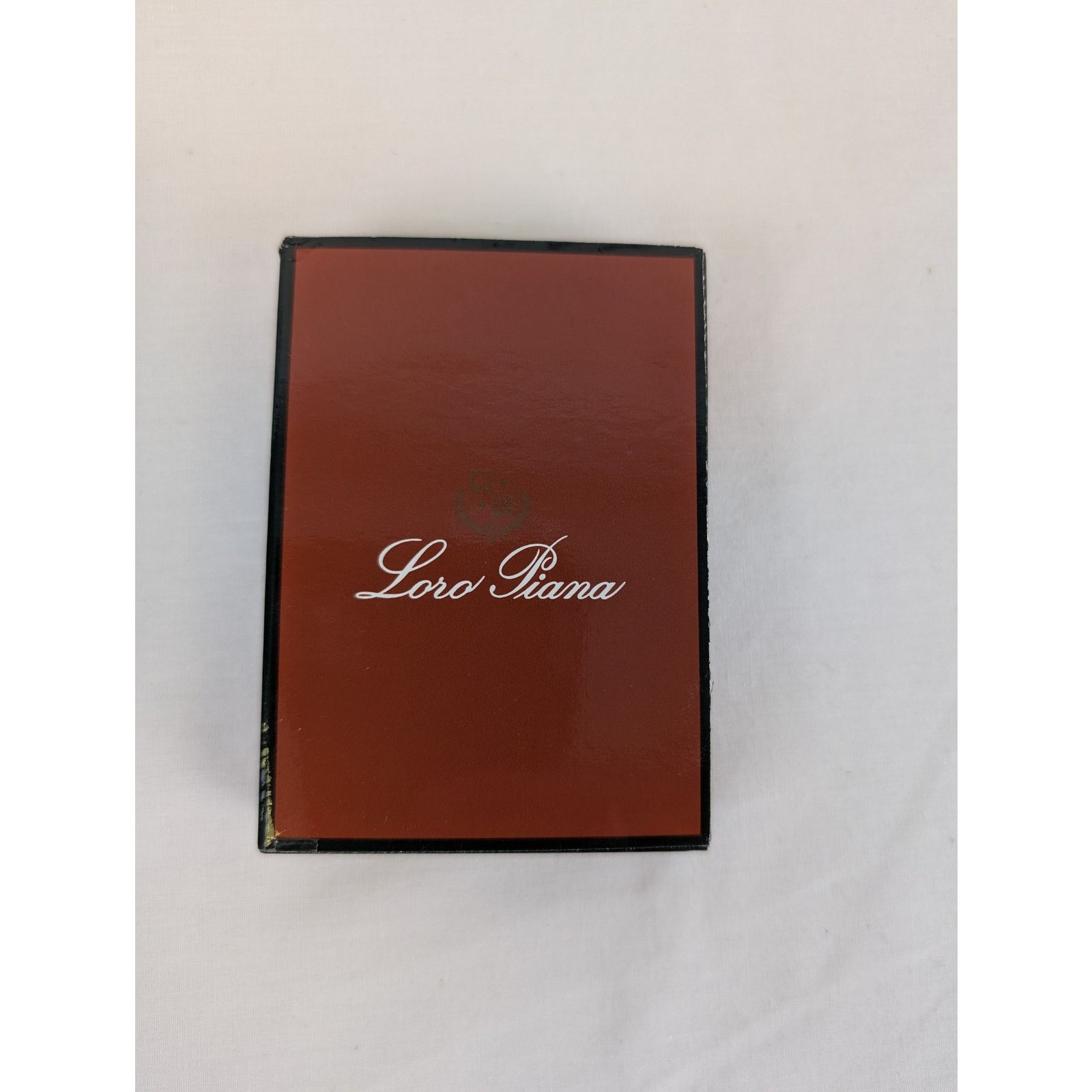 Loro Piana o1rshd1 Size: OS / Stripe canvas pouch Playing Cards Beige Size ONE SIZE - 3 Thumbnail