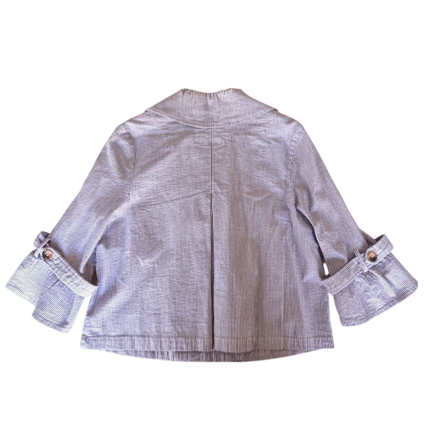 AMI AMI Seersucker Double Breasted Cropped Jacket L Size L / US 10 / IT 46 - 5 Thumbnail