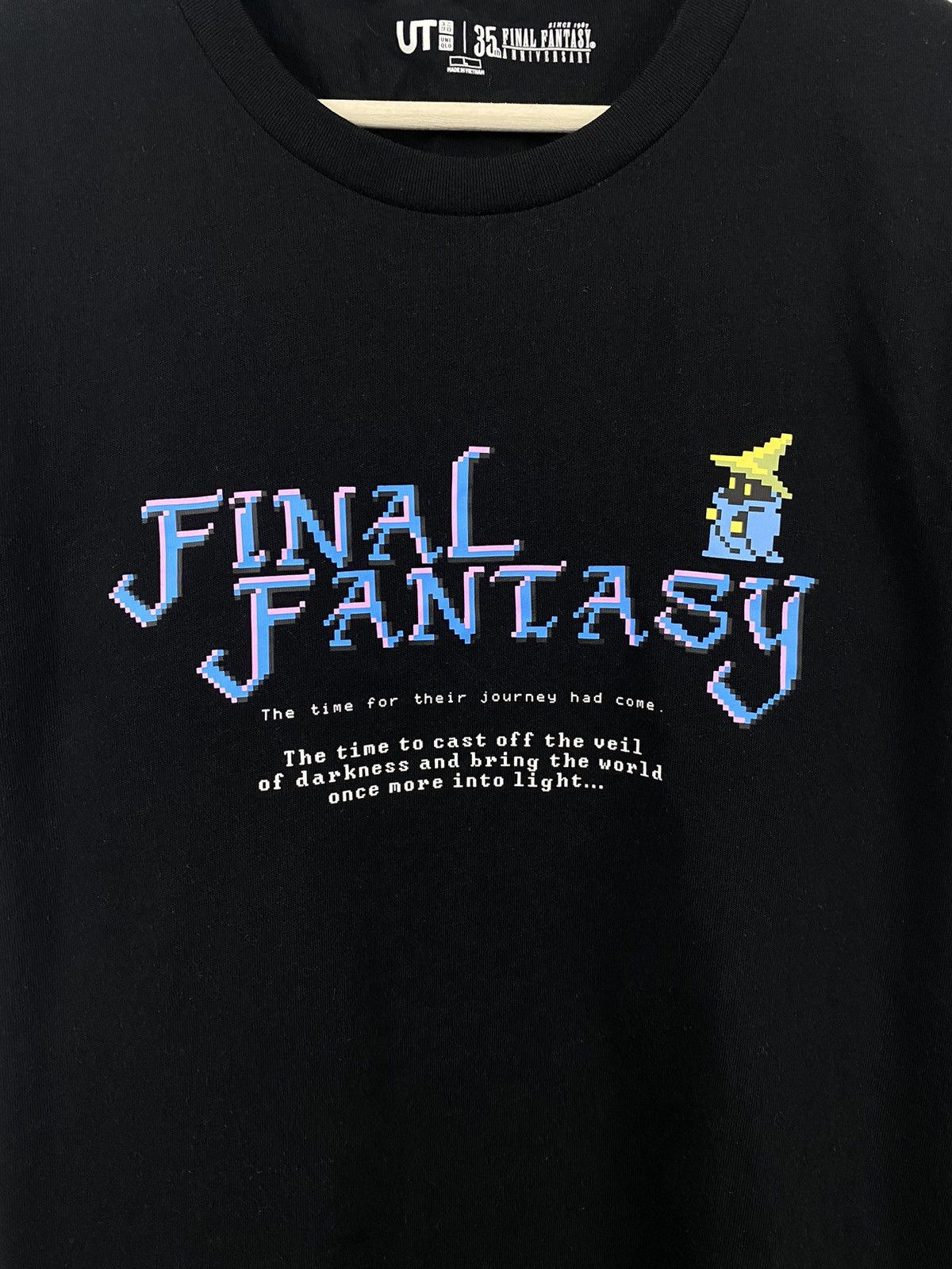 Uniqlo Uniqlo Final Fantasy 35 Anniversary Since 1987 Promo T-Shirt Size US M / EU 48-50 / 2 - 4 Thumbnail