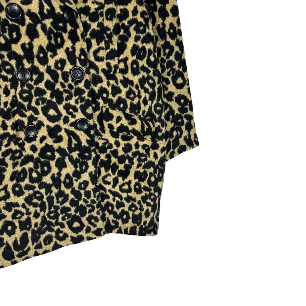SLY ☀️SLY LEOPARD DOUBLE BREASTED COAT JACKET Size S / US 4 / IT 40 - 4 Thumbnail