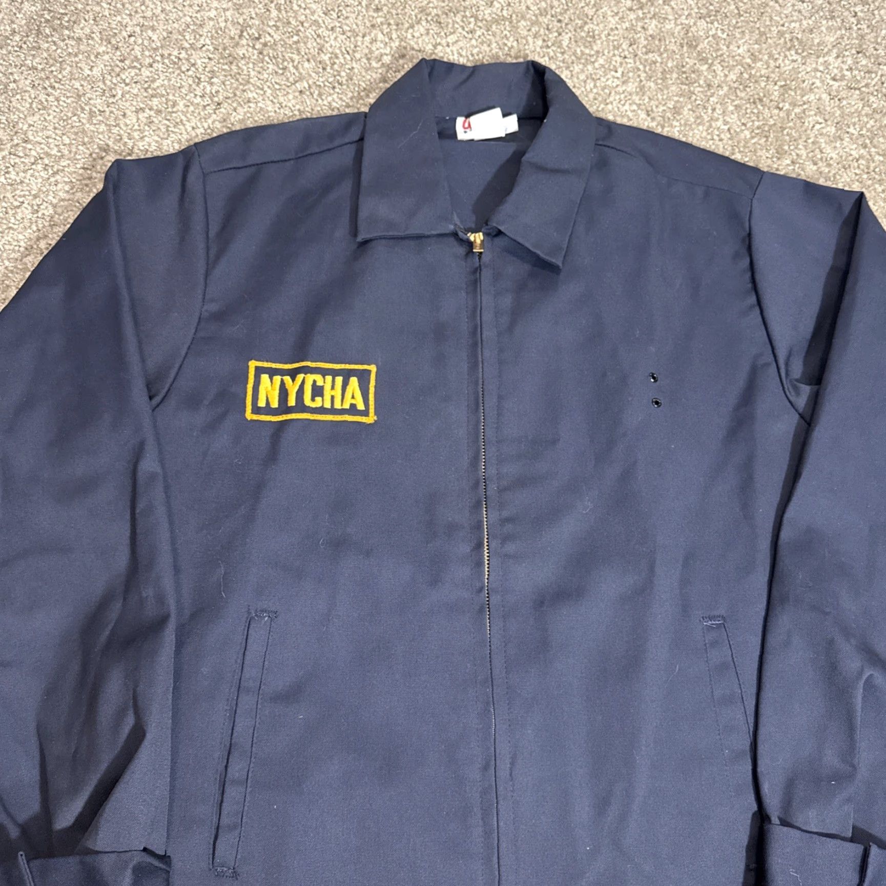 Vintage VINTAGE 70s NYCHA New York City Housing Authority Uniform Employee Jacket M Blue Bomber Jacket Men Size US M / EU 48-50 / 2 - 5 Thumbnail