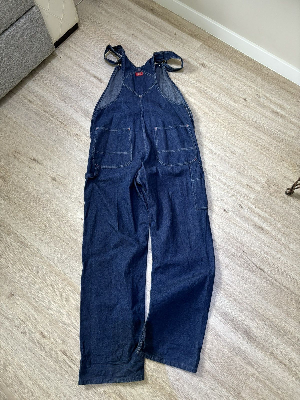Dickies × Vintage Dickies Double Logo Overalls Vintage36x34Very Good Condition Size US 36 / EU 52 - 7 Thumbnail