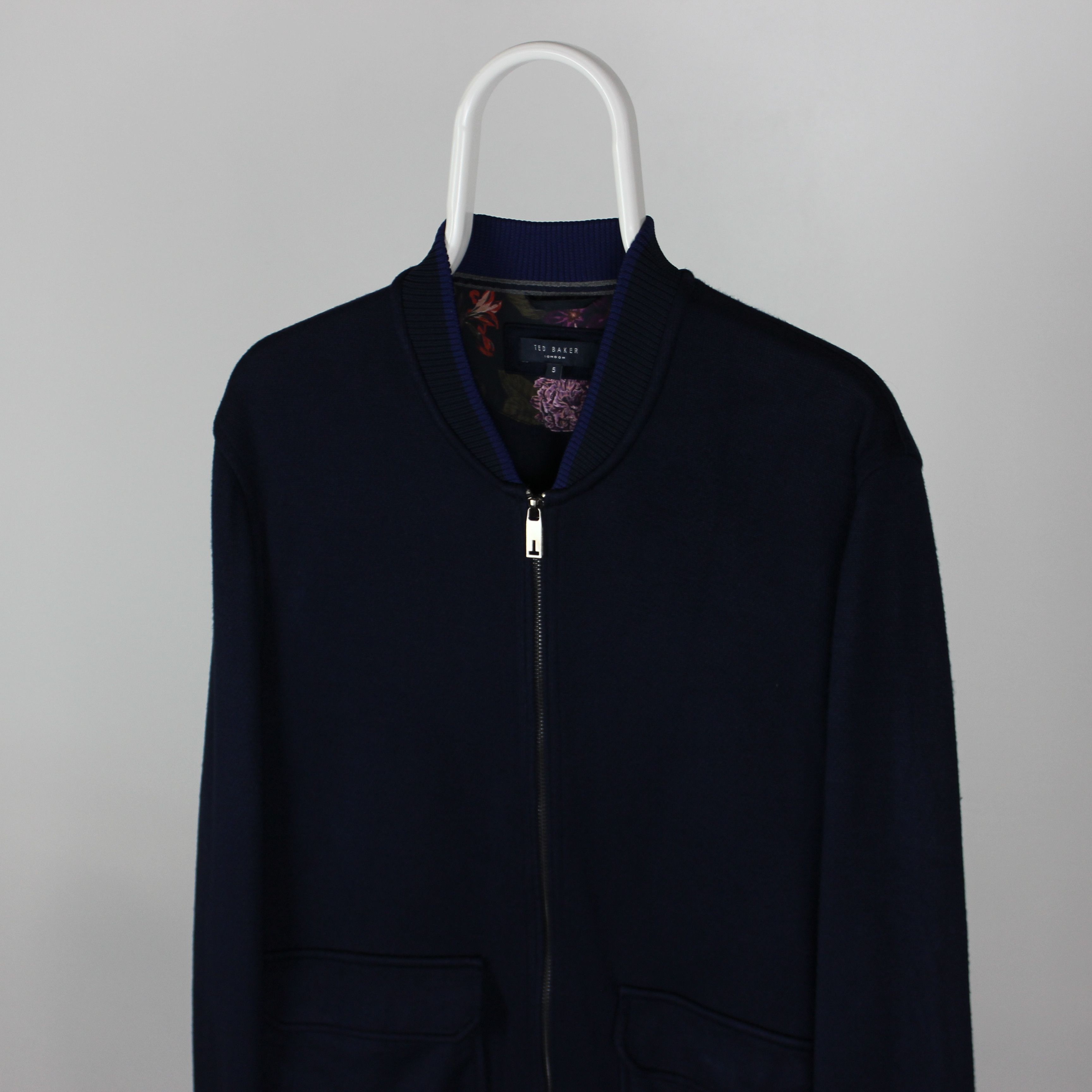 Ted Baker Ted Baker jacket men bomber L XL blue navy Size US XL / EU 56 / 4 - 1 Thumbnail