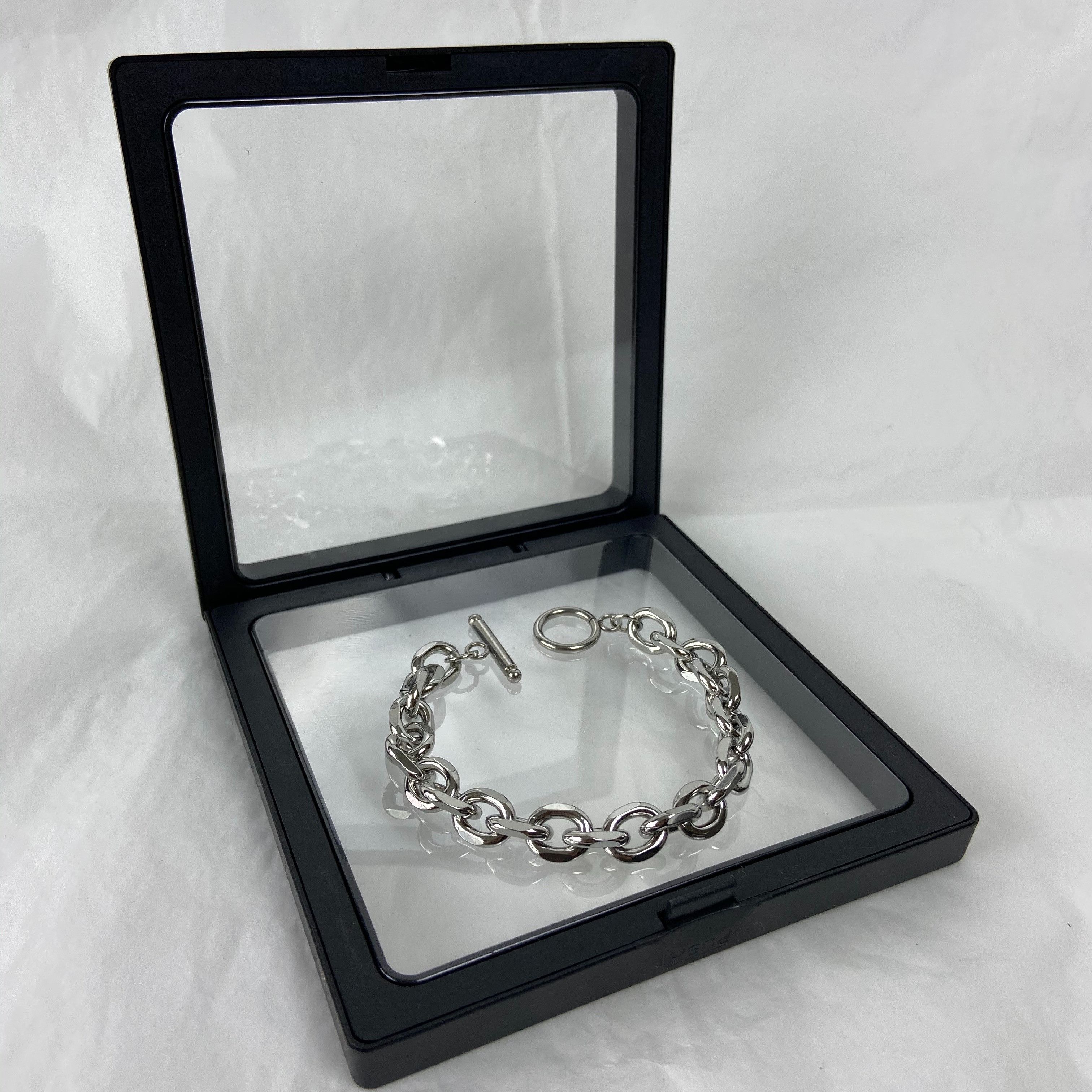 Jewelry × Vintage Simple silver men's titanium steel bracelet Size ONE SIZE - 3 Thumbnail