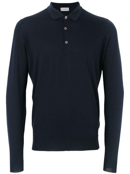 John Smedley JOHN SMEDLEY Men T-Shirts BELPER MIDNIGHT Blue Size US XL / EU 56 / 4 - 1 Thumbnail