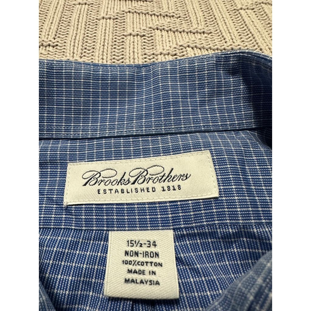Brooks Brothers Brooks Brothers blue plaid button down size 15.5 Size US M / EU 48-50 / 2 - 4 Thumbnail