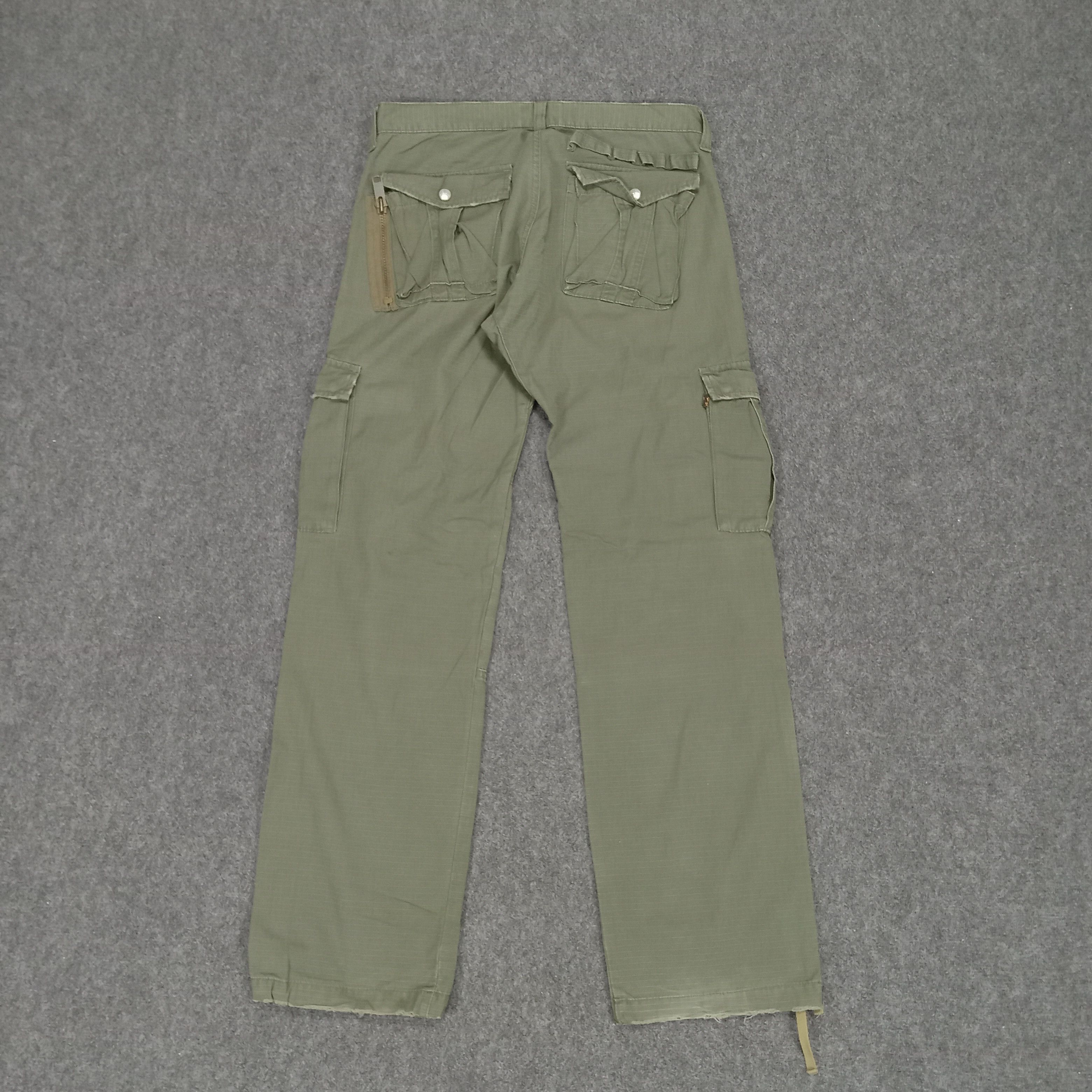 Alpha Industries × Vintage Alpha Industries Military Style Cargo Pants Size US 31 - 6 Thumbnail