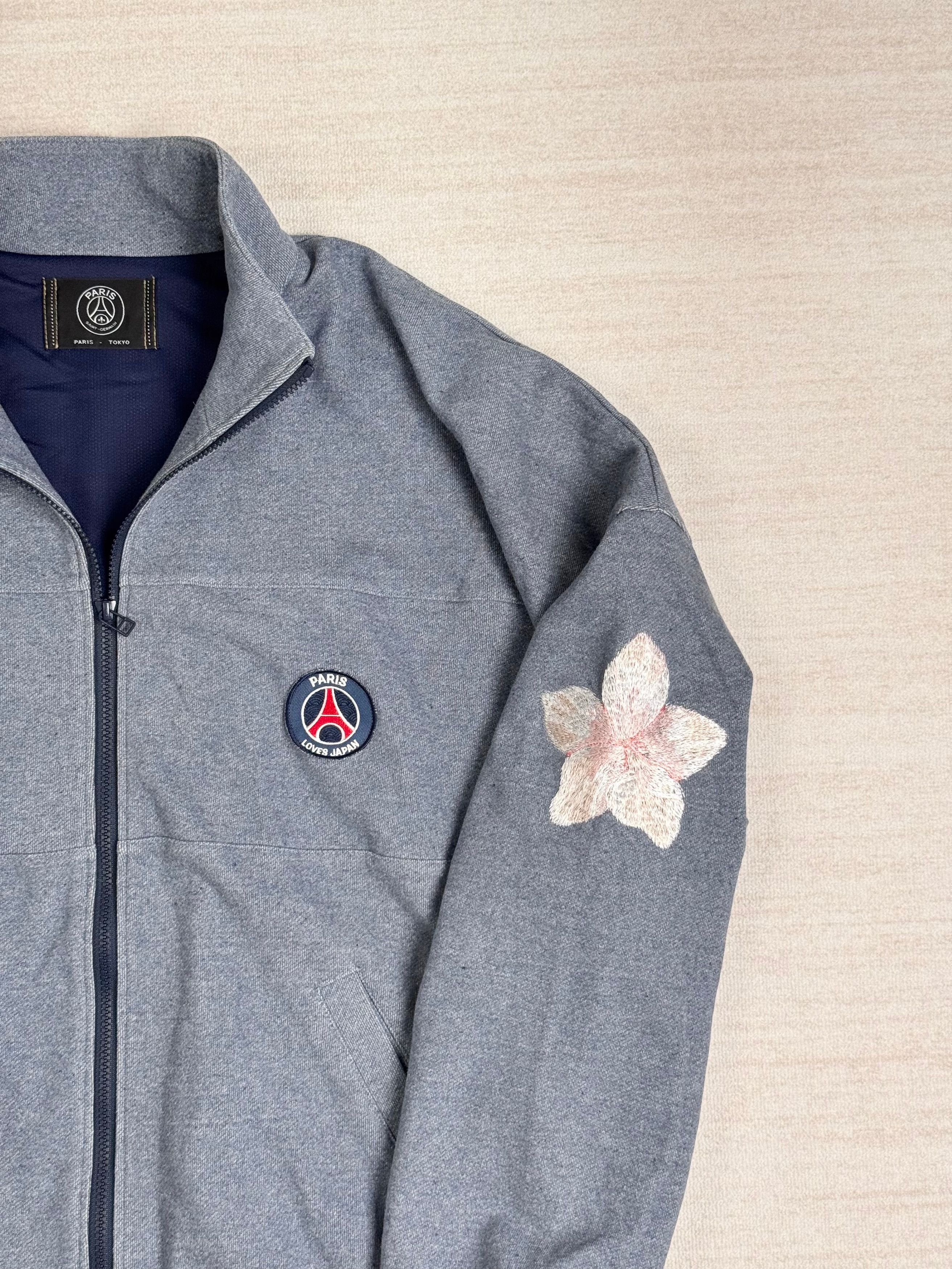 Japanese Brand PSG Loves Japan x Poggy Zip Through Jacket - Grey - Unisex Size US L / EU 52-54 / 3 - 4 Thumbnail