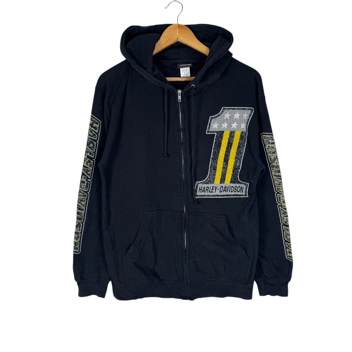 Harley Davidson ☀️HARLEY DAVIDSON NO 1 HOODIE SWEATSHIRT Size US S / EU 44-46 / 1 - 2 Thumbnail