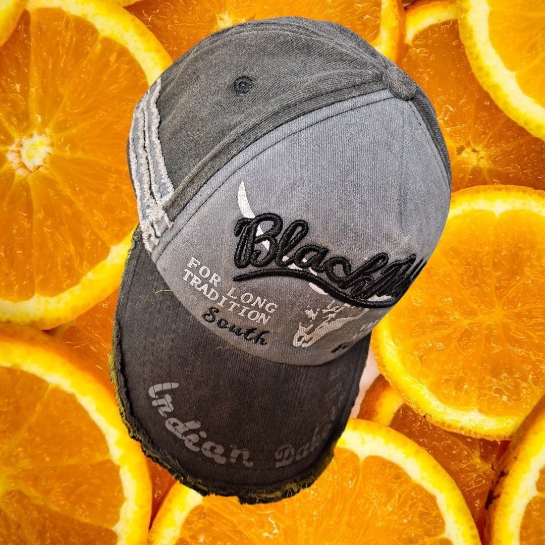 Other Black Rebel Baseball Cap Indian Dakota Distressed Trucker Ha Size ONE SIZE - 4 Thumbnail