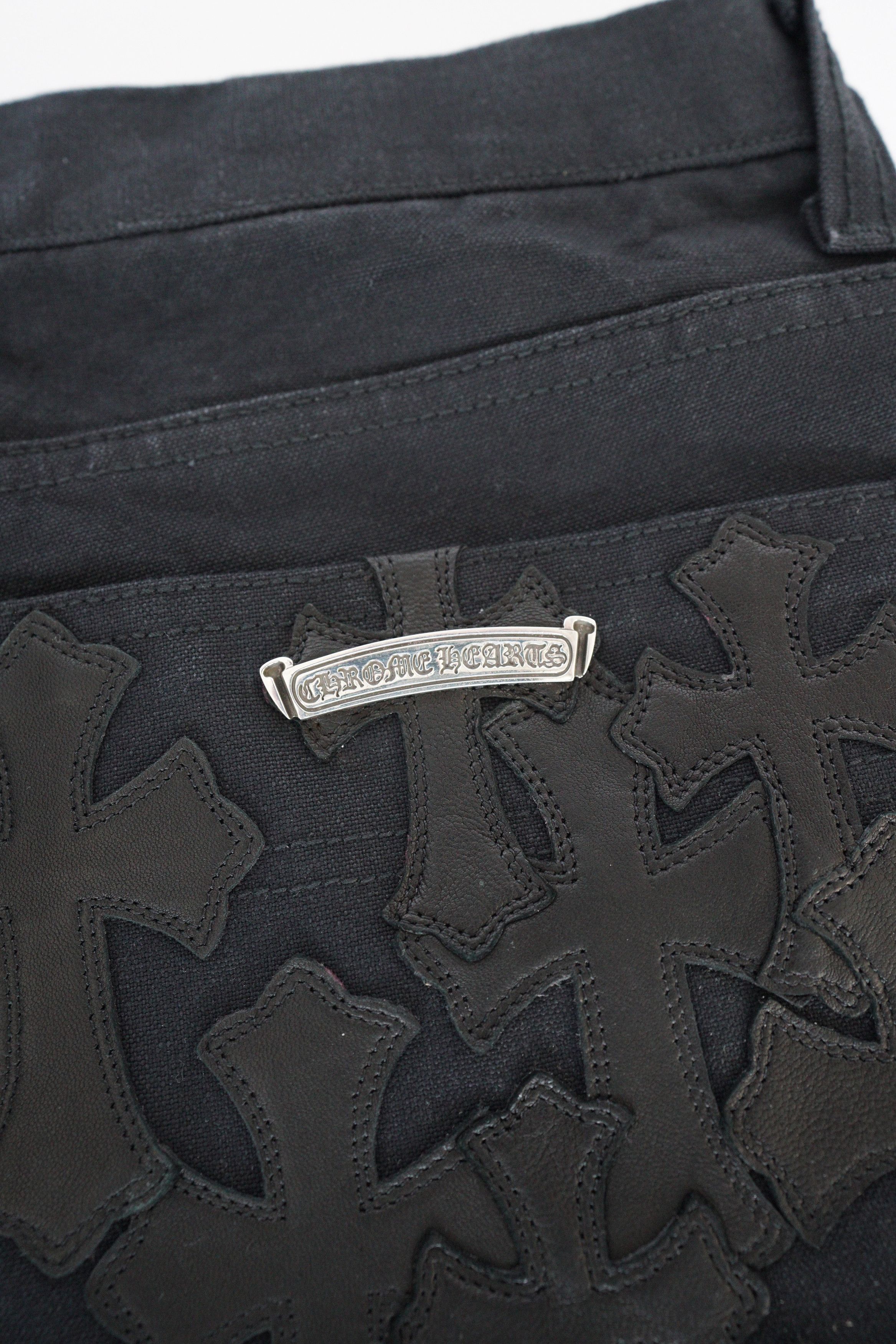 Chrome Hearts Chrome Hearts Cross Patch Double Knee Carpenter Pants - 34 Size US 34 / EU 50 - 15 Thumbnail