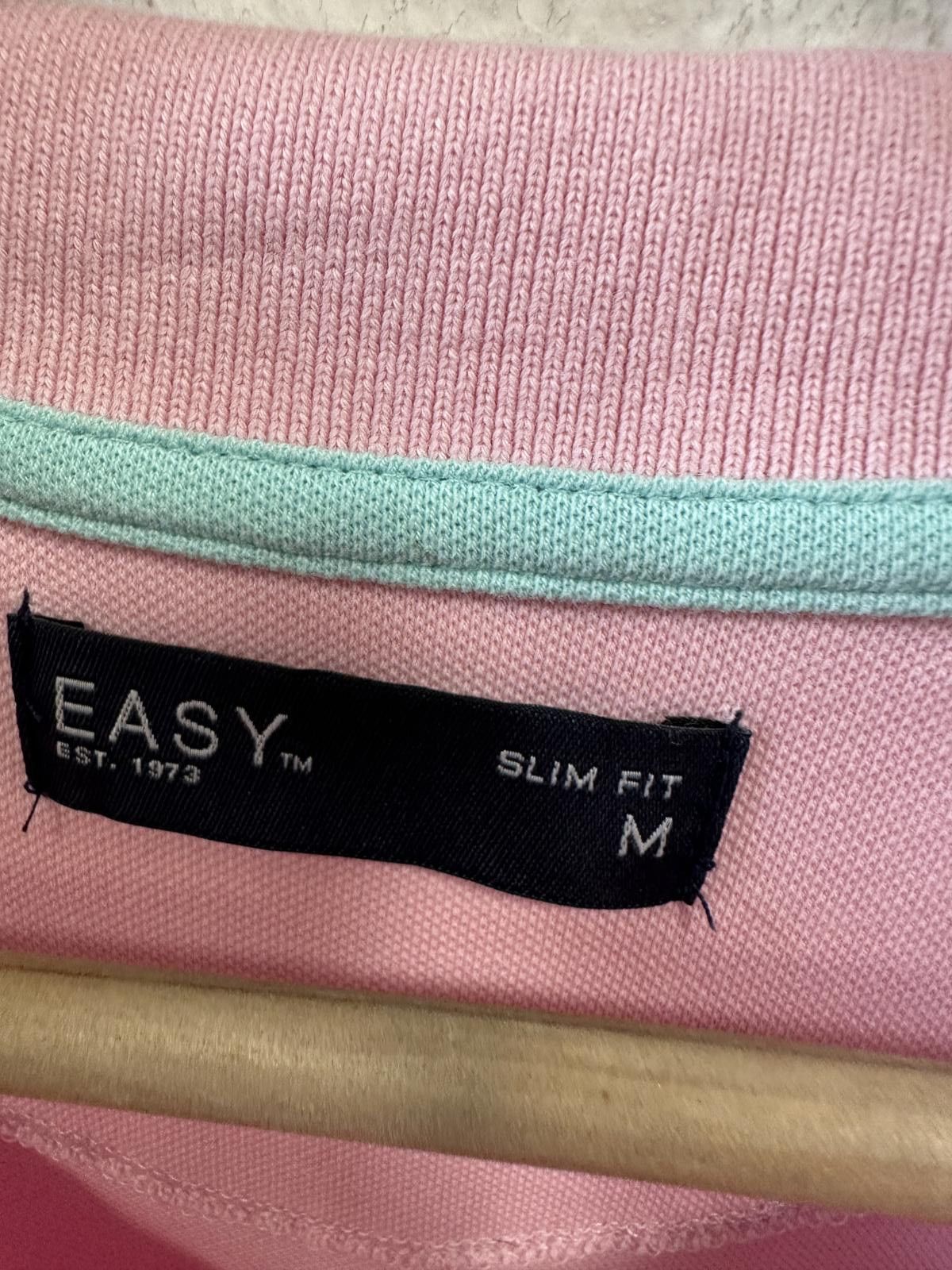 Eastpak Easy Slim Fit Pink Men's Polo Shirt Medium Size US M / EU 48-50 / 2 - 3 Thumbnail