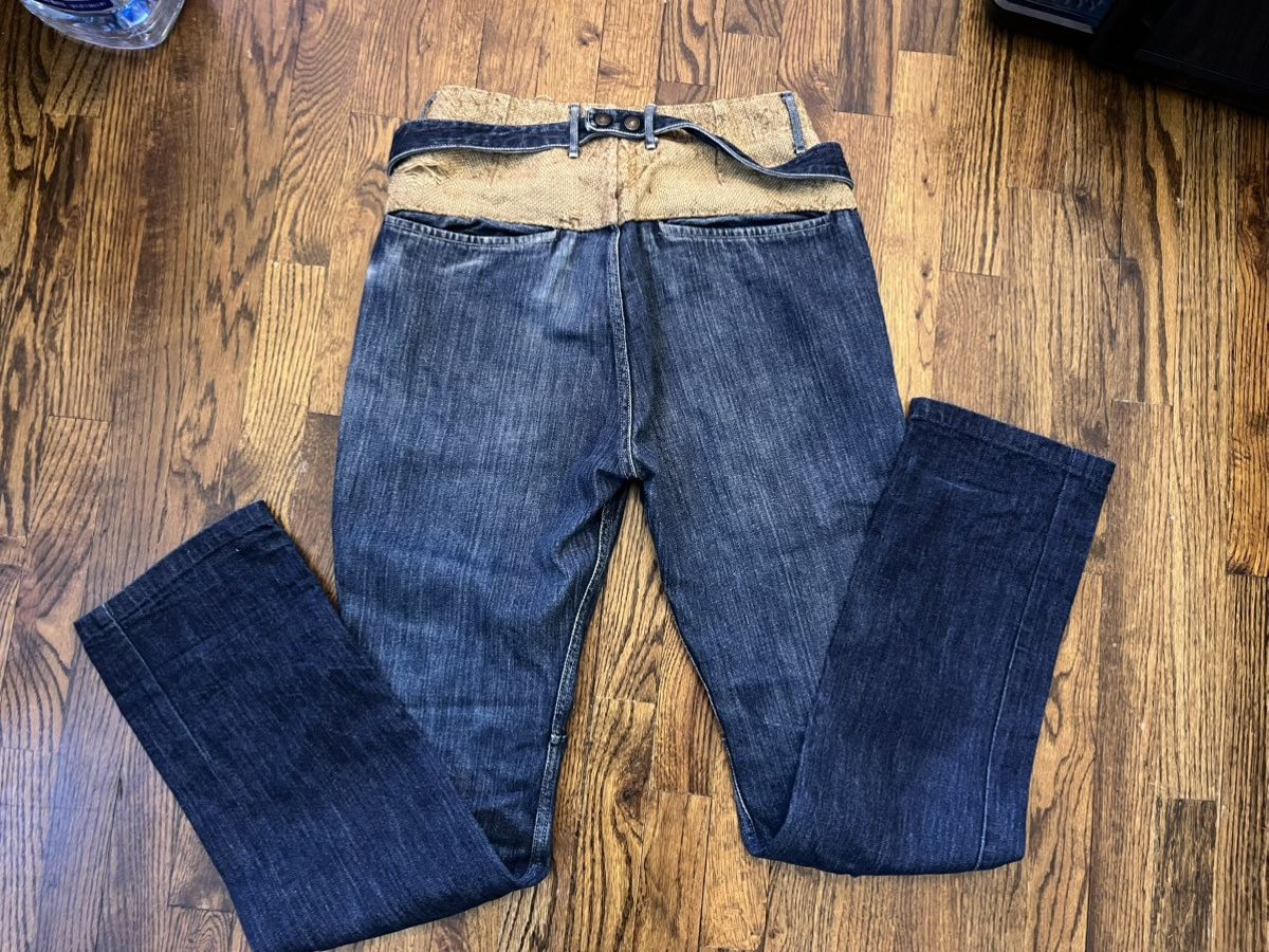Kapital Kountry KAPITAL denim 2tone high waisted jeans (27) Size US 32 / EU 48 - 2 Thumbnail