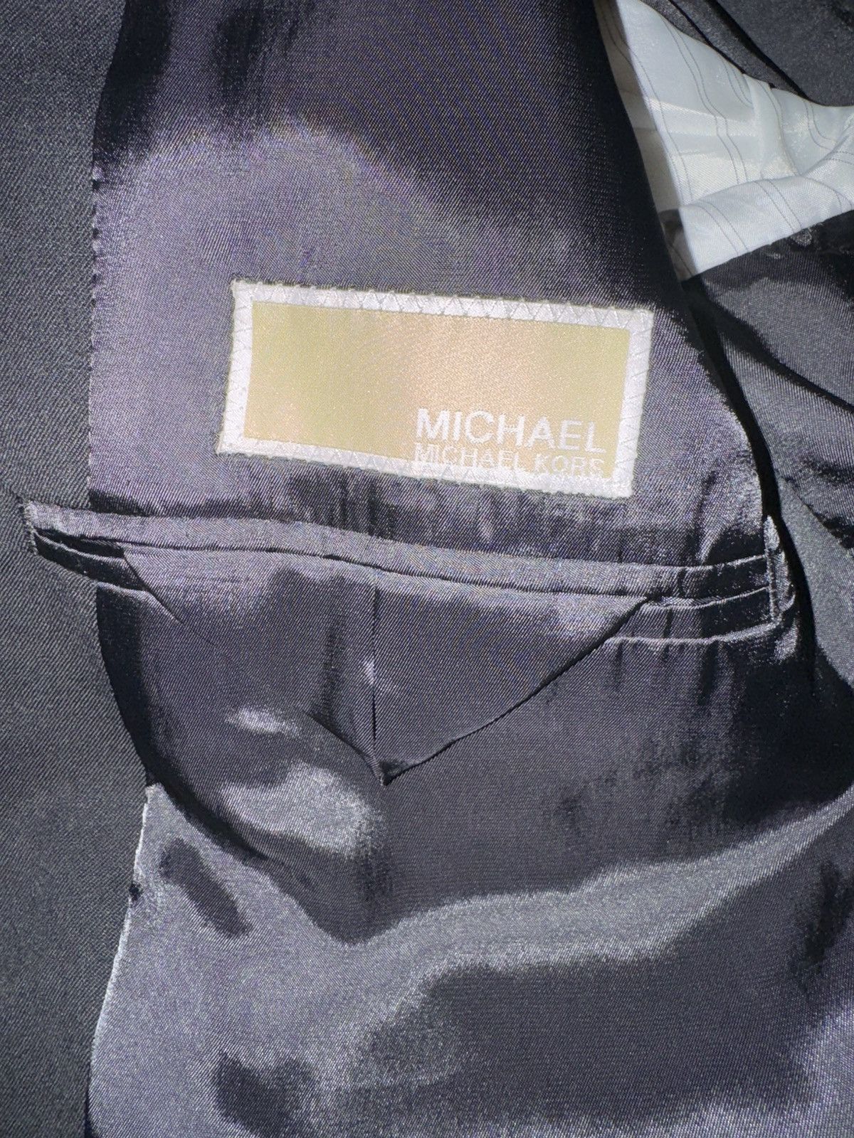 Michael Kors Vintage all black blazer Size 40S - 5 Thumbnail