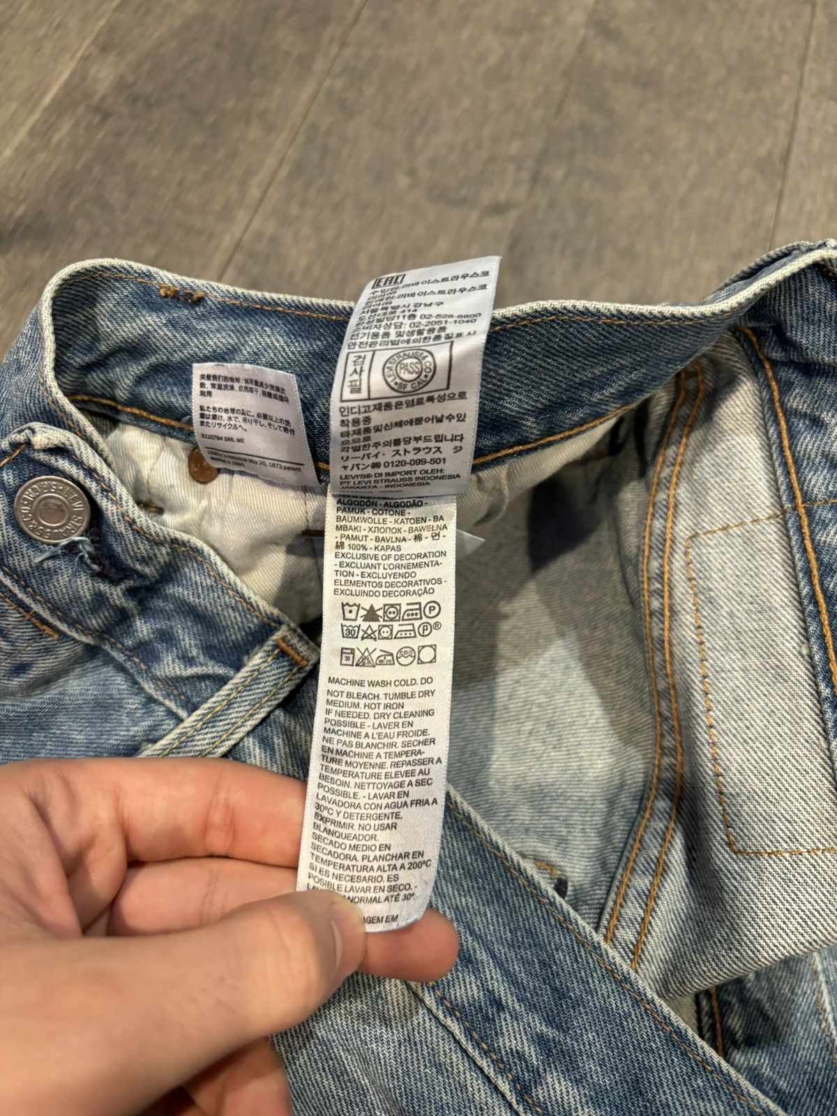 DENIM TEARS Denim Tears Jwans Light Wash Blue 34 Size US 34 / EU 50 - 7 Thumbnail