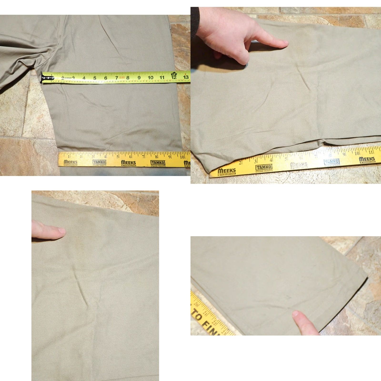 Vintage VINTAGE Duck Head Chino Pants 30x27 Men Beige Cotton Khaki 1980s Classic USA Made in USA Zip Fly Straight Pocket Front Rise 30 27" 39" Hips Size US 30 / EU 46 - 9 Thumbnail