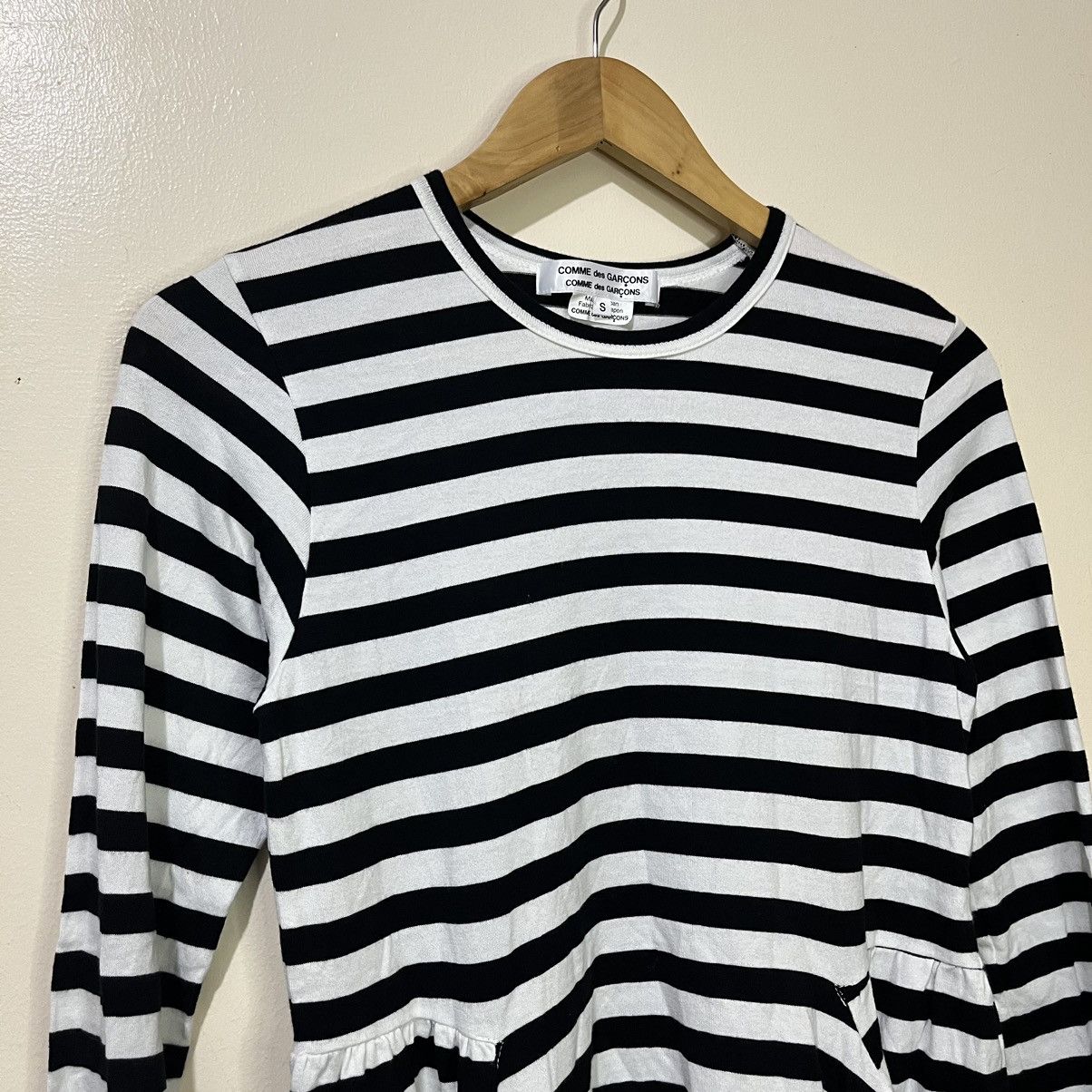 Comme des Garcons Comme des Garcons Comme des Garcons Striped Long Sleeve Tops Size S / US 4 / IT 40 - 2 Thumbnail