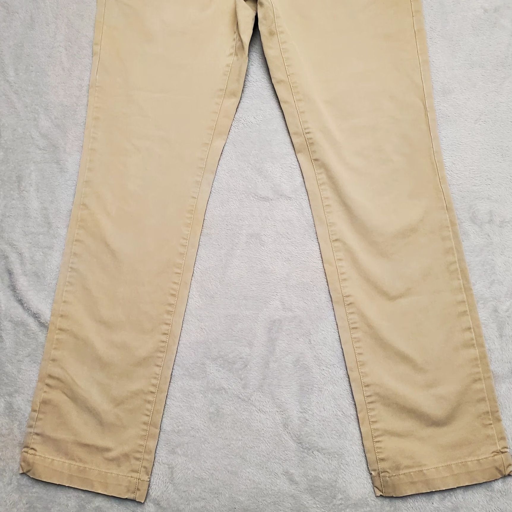 Banana Republic Banana Republic Pants Womens 31x32 Khaki Flat Front Button Fly Chino 100% Cotton Beige Twill Pockets Jeans? Size 24" / US 00 / IT 34 - 2 Thumbnail