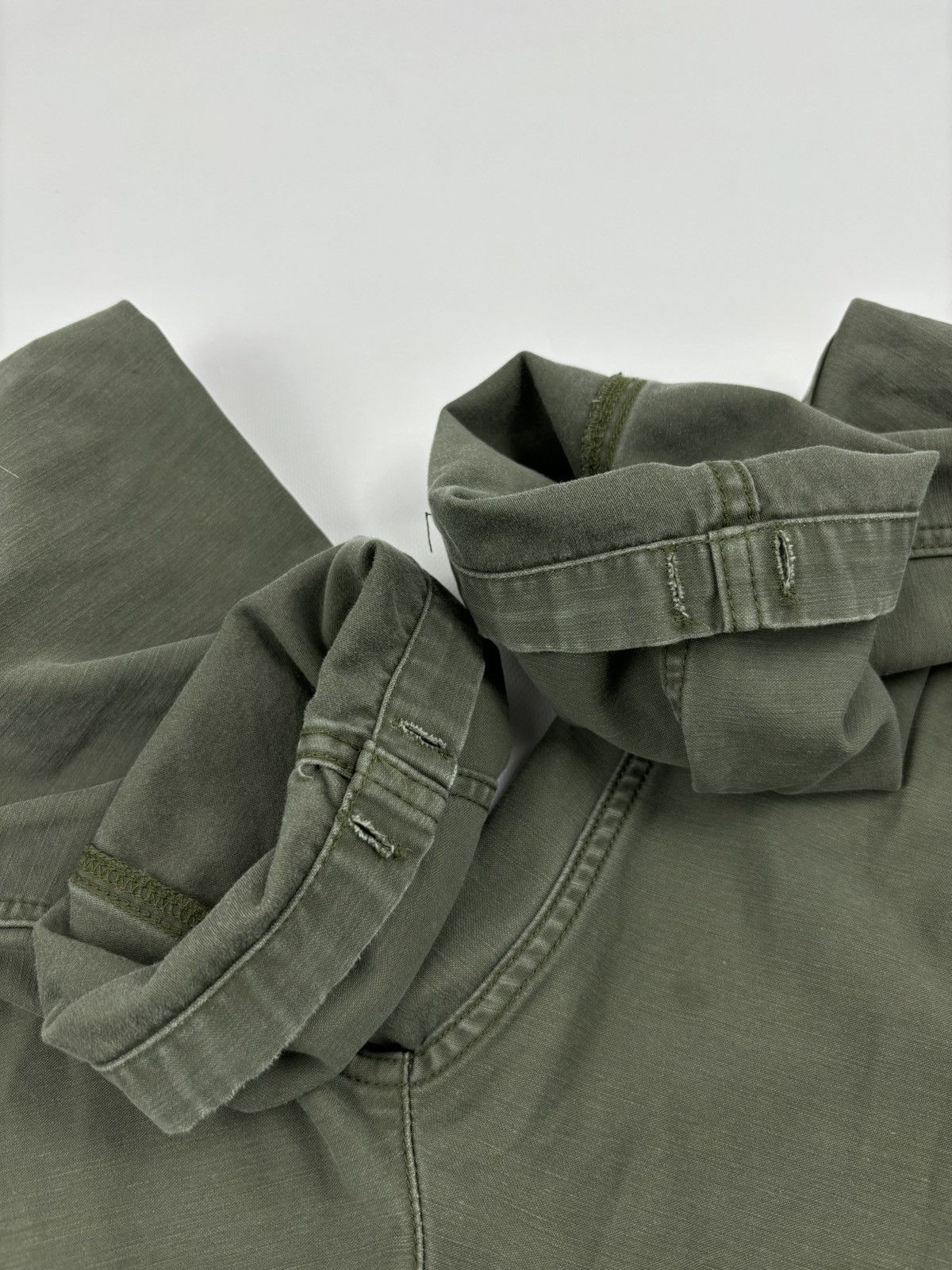 Carhartt × Carhartt Wip × Vintage VTG CARHARTT WIP CAMPER Khaki Cargo Pocket Military Work Trousers Utility Pants Size US 32 / EU 48 - 22 Thumbnail
