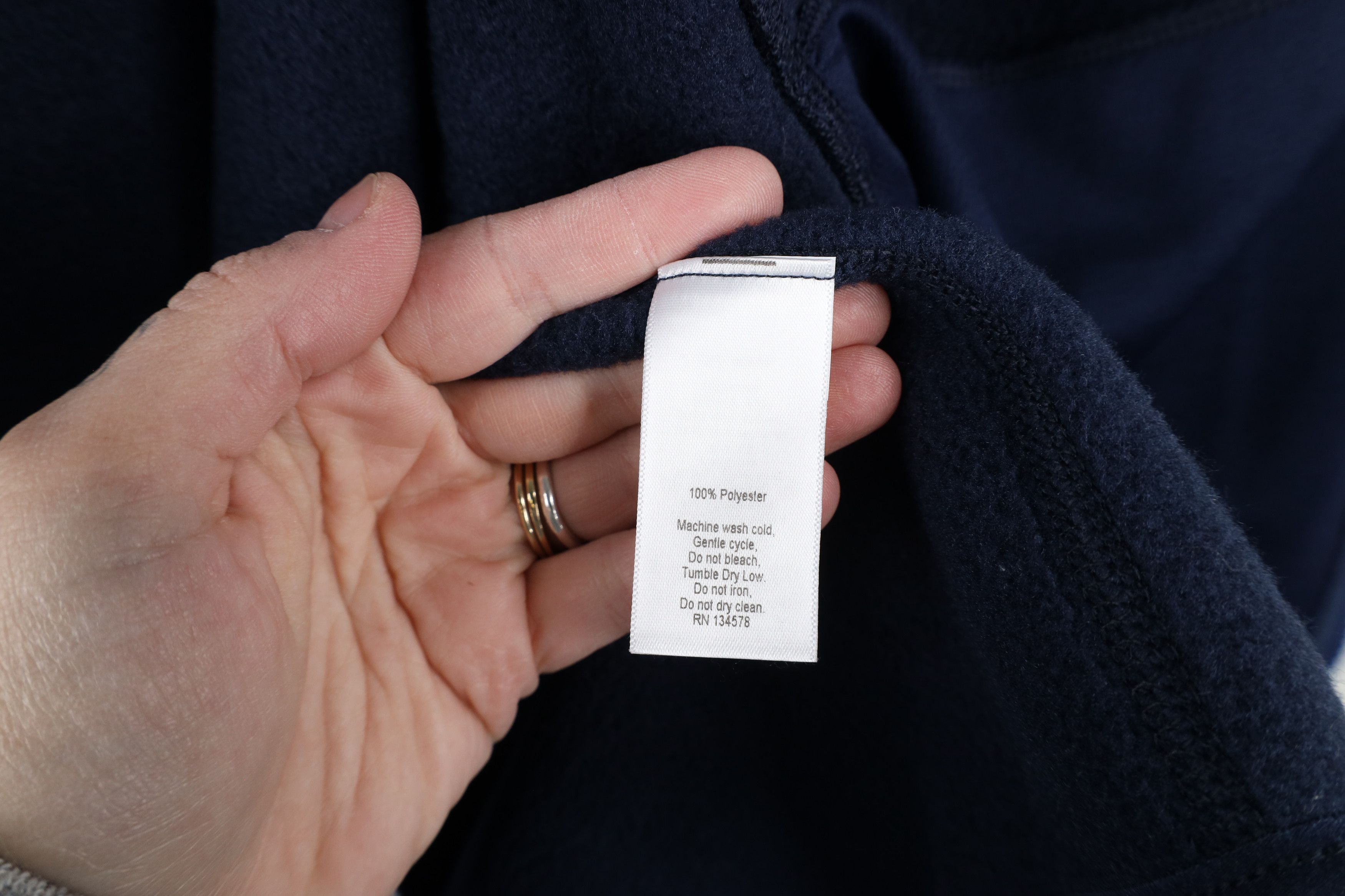 Vineyard Vines × Vintage Vineyard Vines Fleece Harbor Full Zip Vest Jacket Navy Blue Size US L / EU 52-54 / 3 - 9 Thumbnail