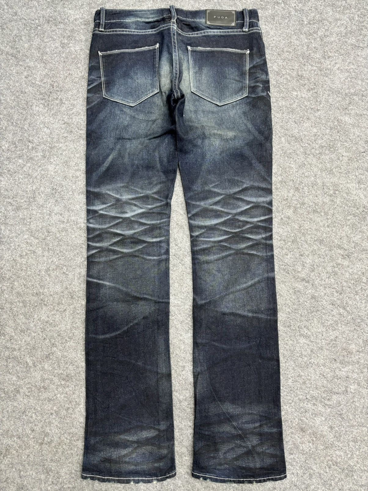 Seditionaries 💥Crazy Fades💥Archival Artisanal FUGA Skinny Fit Denim F570 Size US 31 - 23 Thumbnail