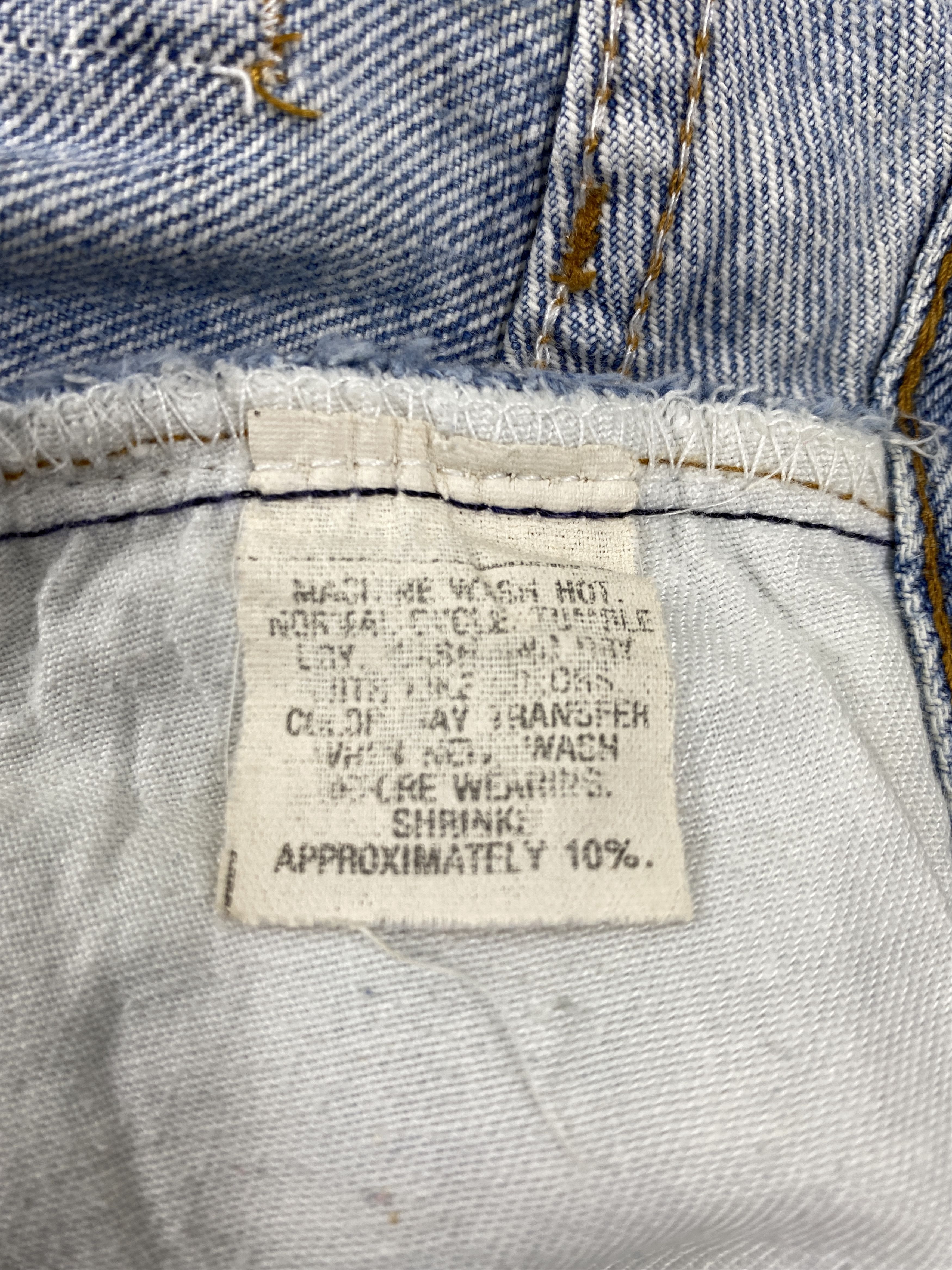 Levi's Light Blue Wash Vintage Levis 501 Jeans 30x29.5 - JN3146 Size US 30 / EU 46 - 9 Thumbnail