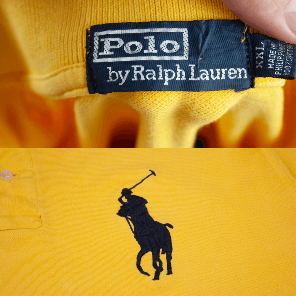 Polo Ralph Lauren × Ralph Lauren × Vintage 00S Y2K Chief Keef Style Polo Size US XXL / EU 58 / 5 - 11 Thumbnail