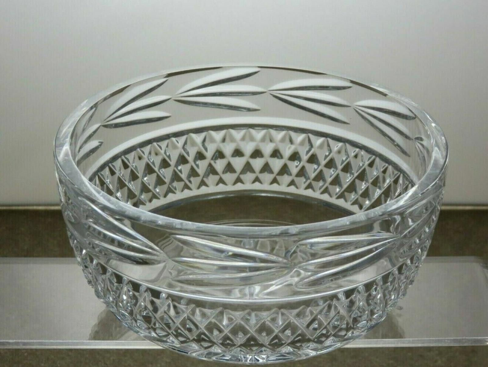 Other Galway Crystal "Leah" Cut Glass Fruit Salad Bowl Signed Size ONE SIZE - 4 Thumbnail