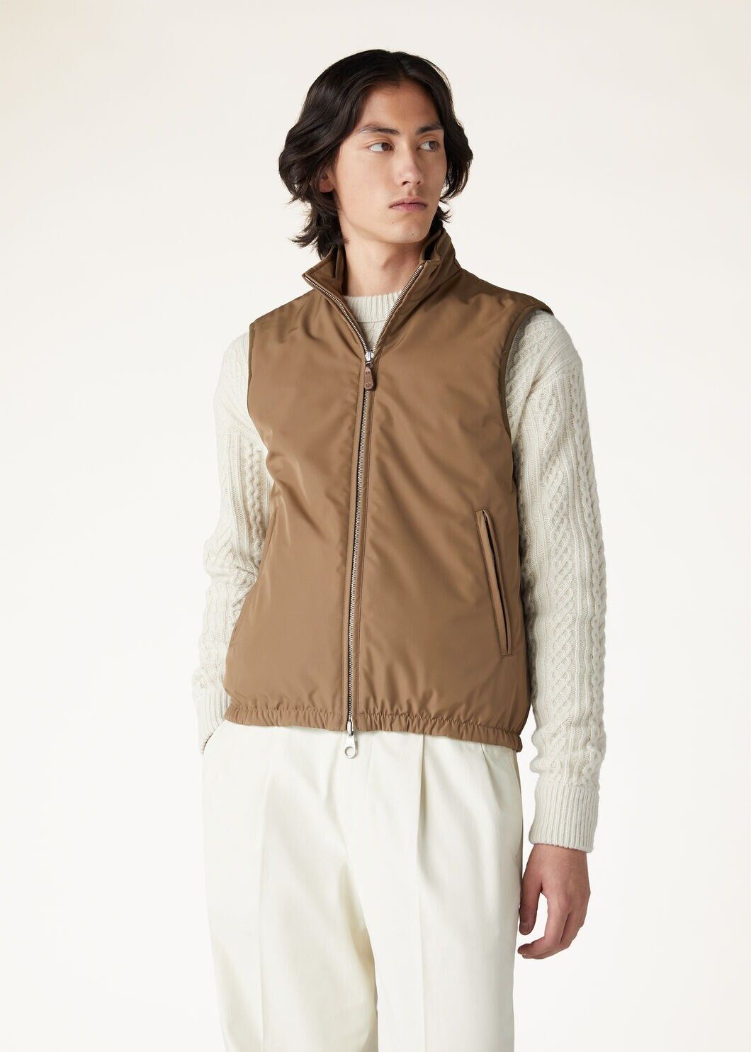 Loro Piana o1w1db10125 FAN9989 Tauri Vest in Brown Size US L / EU 52-54 / 3 - 4 Thumbnail