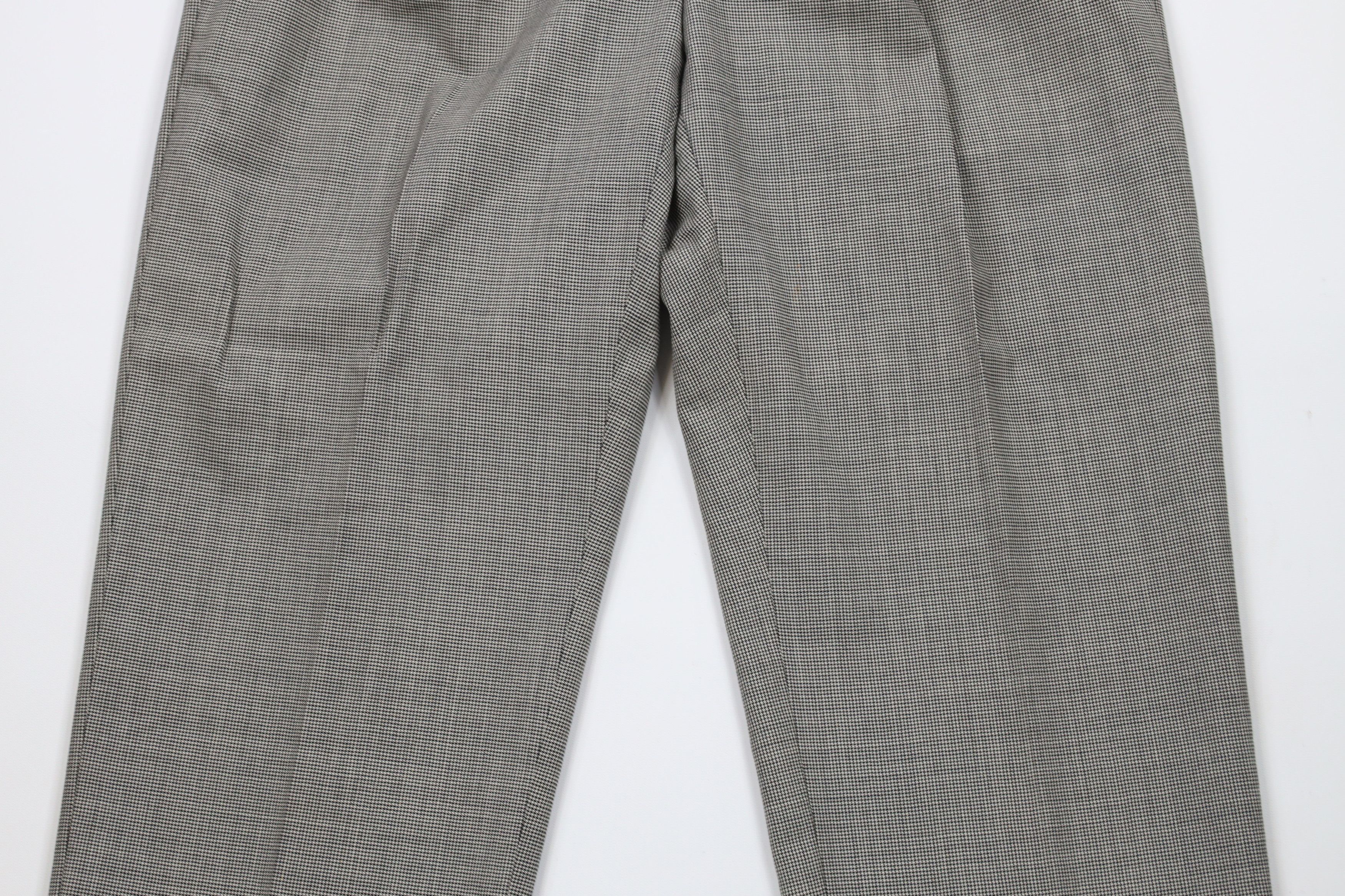 Tommy Hilfiger × Vintage Vintage 90s Tommy Hilfiger Houndstooth Wide Leg Chino Pants Size US 34 / EU 50 - 3 Thumbnail
