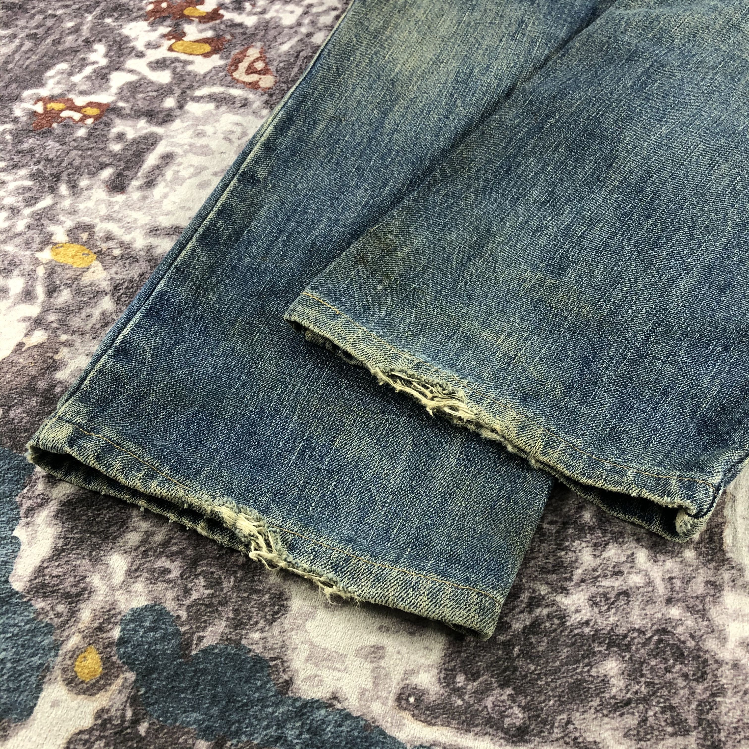 Levi's Vintage 90s Blue Wash Levis 607 Orange Tab Jeans-JM2759 Size US 32 / EU 48 - 4 Thumbnail