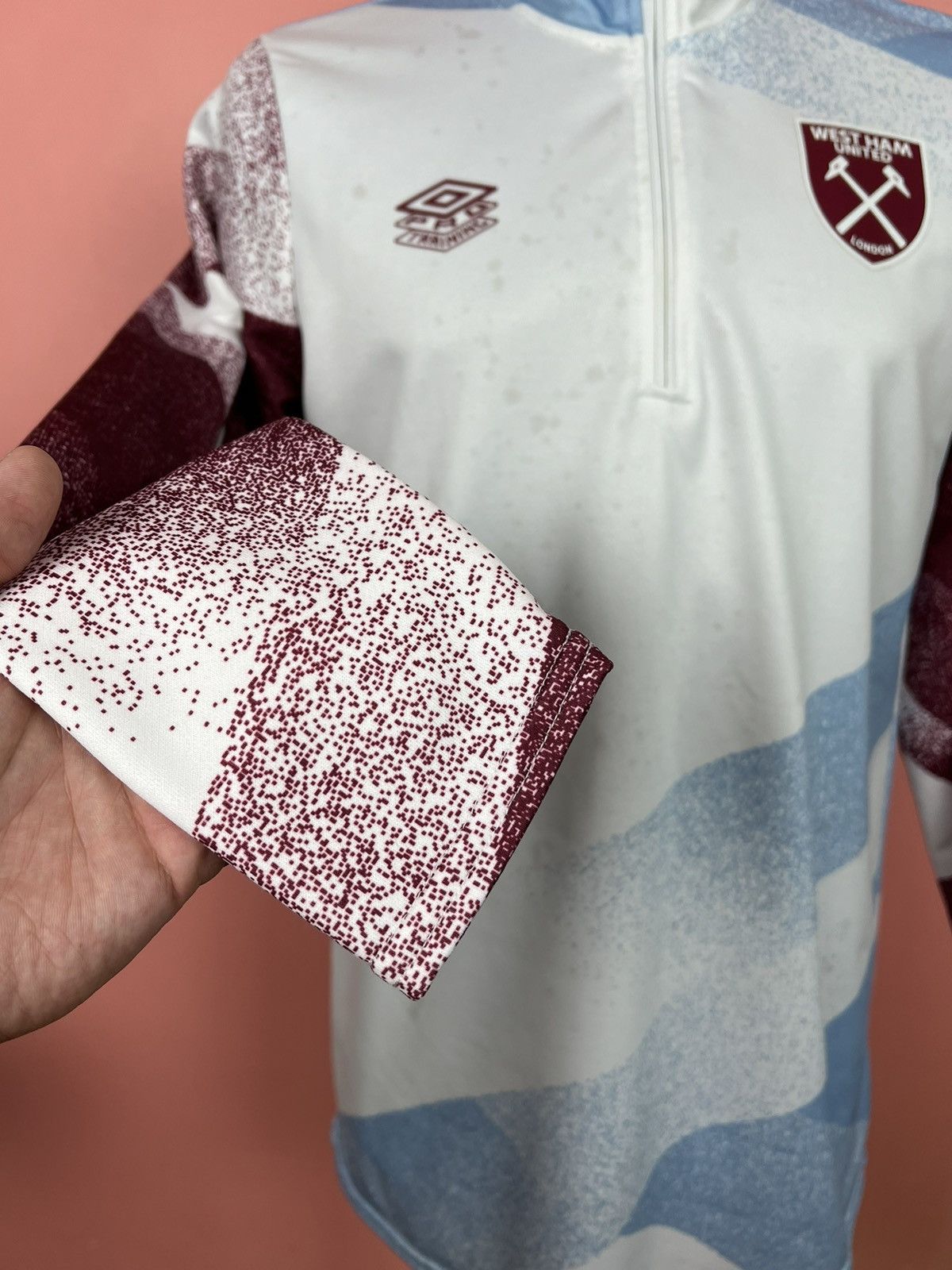 Umbro Umbro west ham united soccer jersey long sleeve 1/3 zip Size US L / EU 52-54 / 3 - 5 Thumbnail