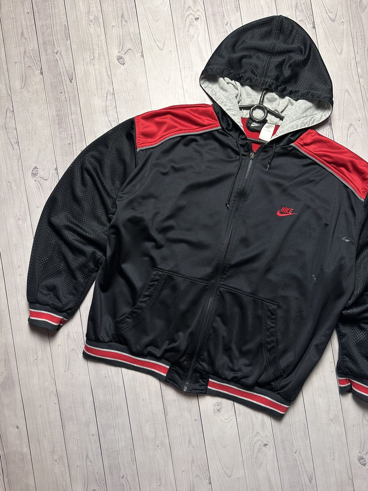 Vintage Nike Basketball track jacket size XL distressed
