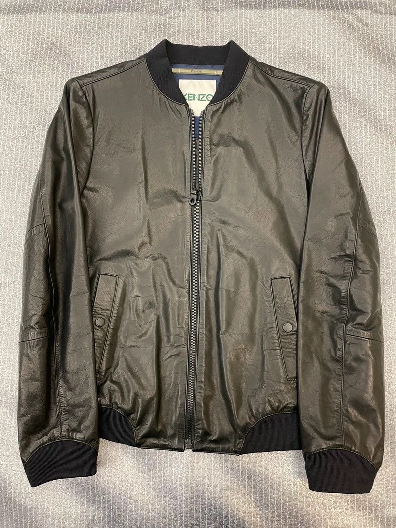 Kenzo KENZO leather jacket Size US S / EU 44-46 / 1 - 1 Thumbnail