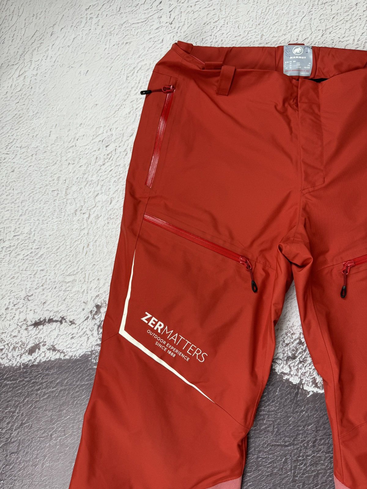 Mammut Mammut Red Gore-Tex Ski Snowboarding Hiking Snow Pants Size US 38 / EU 54 - 6 Thumbnail