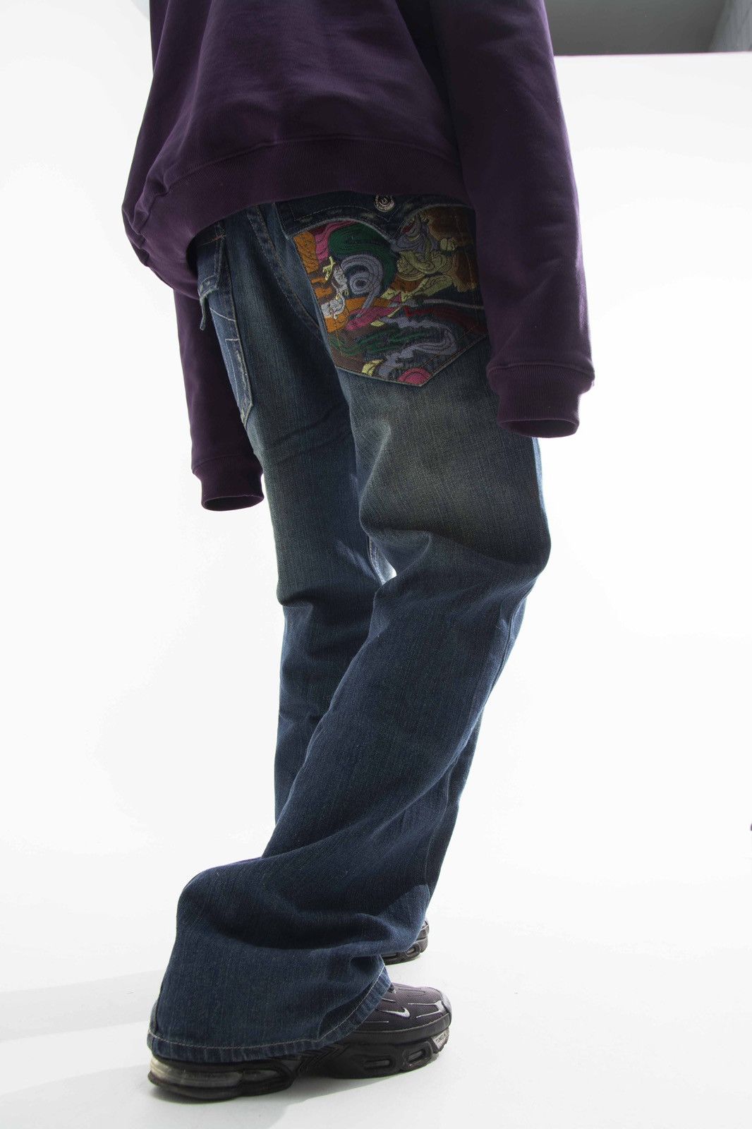 True Religion × Vintage New True Religion Jeans Denim faded pants y2k hype Size US 36 / EU 52 - 3 Thumbnail
