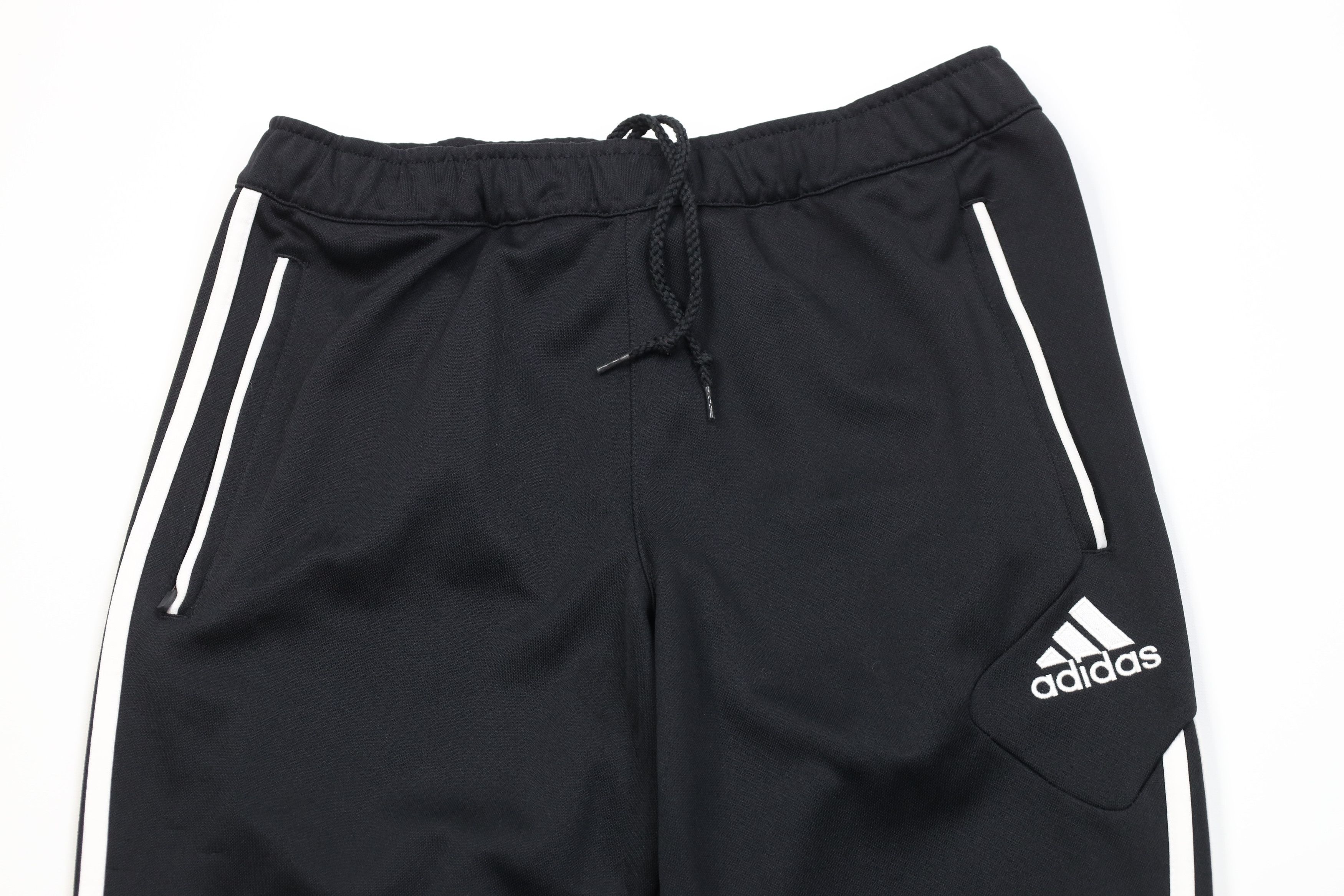 Adidas Vintage Y2K Adidas Tapered Leg Warm Up Soccer Pants Black Size US 34 / EU 50 - 2 Thumbnail