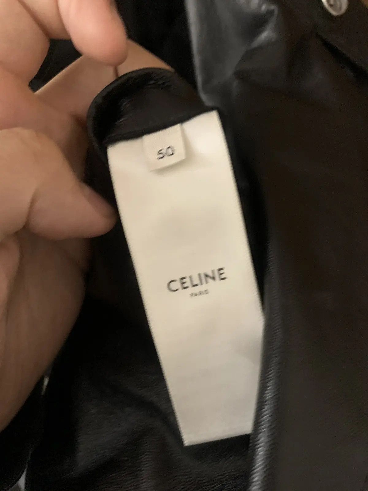 Celine Celine Racer Lambskin Leather Jacket Size US M / EU 48-50 / 2 - 3 Thumbnail