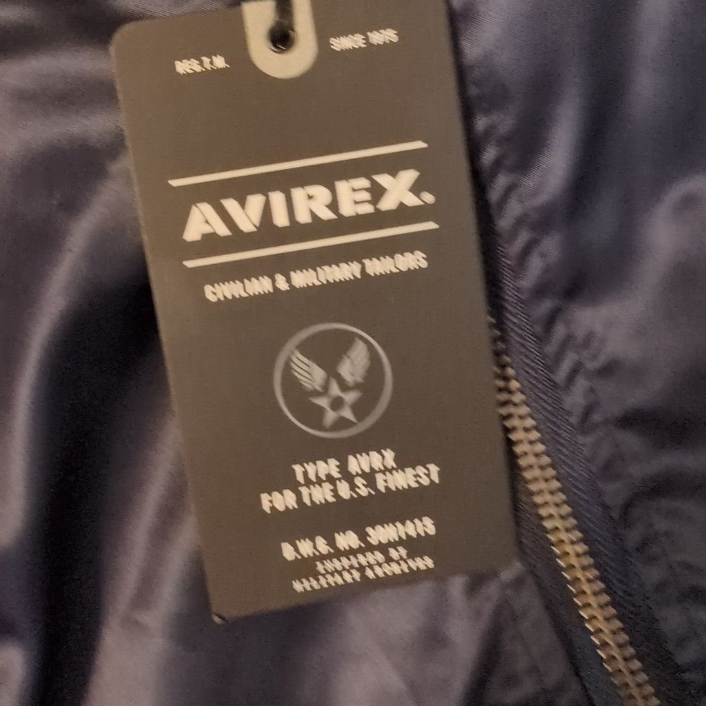 Avirex Avirex navy blazer lightweight bomber jacket size XL Size US XL / EU 56 / 4 - 3 Thumbnail