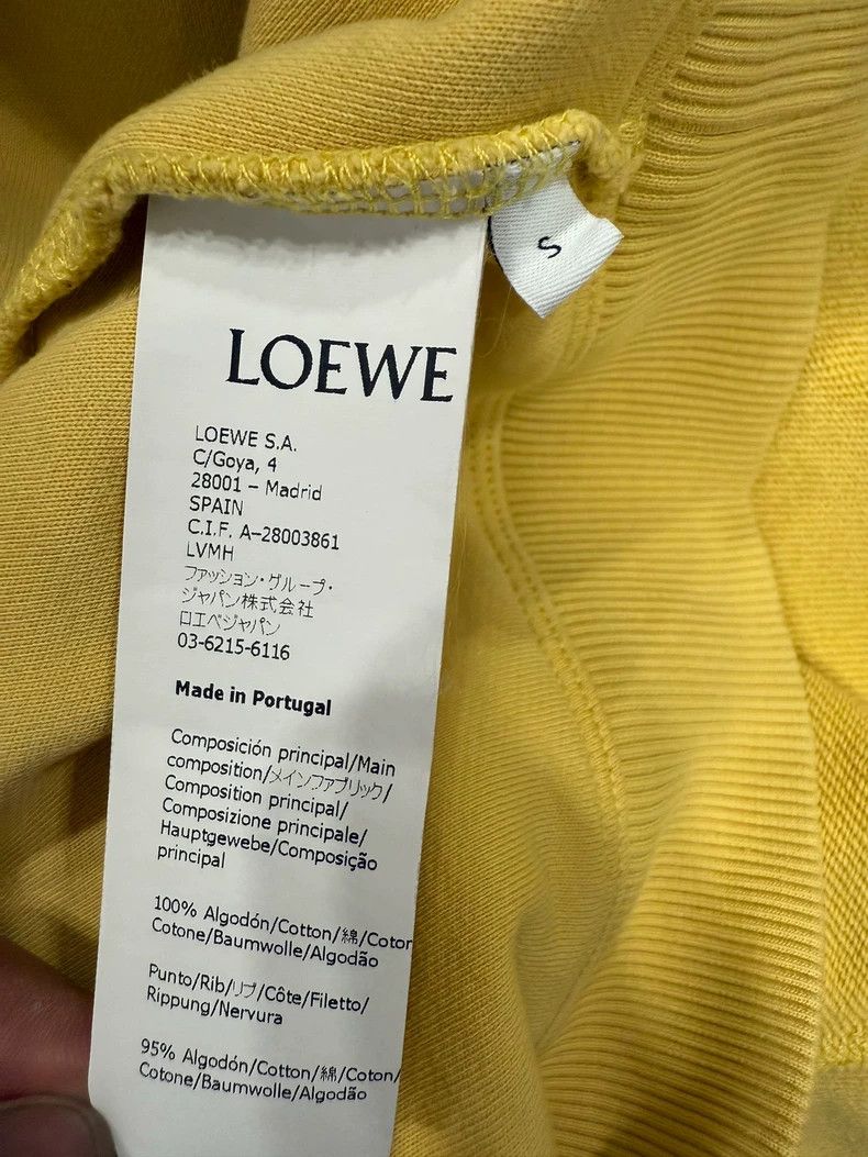 Loewe LOEWE Cotton hoodie, embroidered Size S / US 4 / IT 40 - 4 Thumbnail