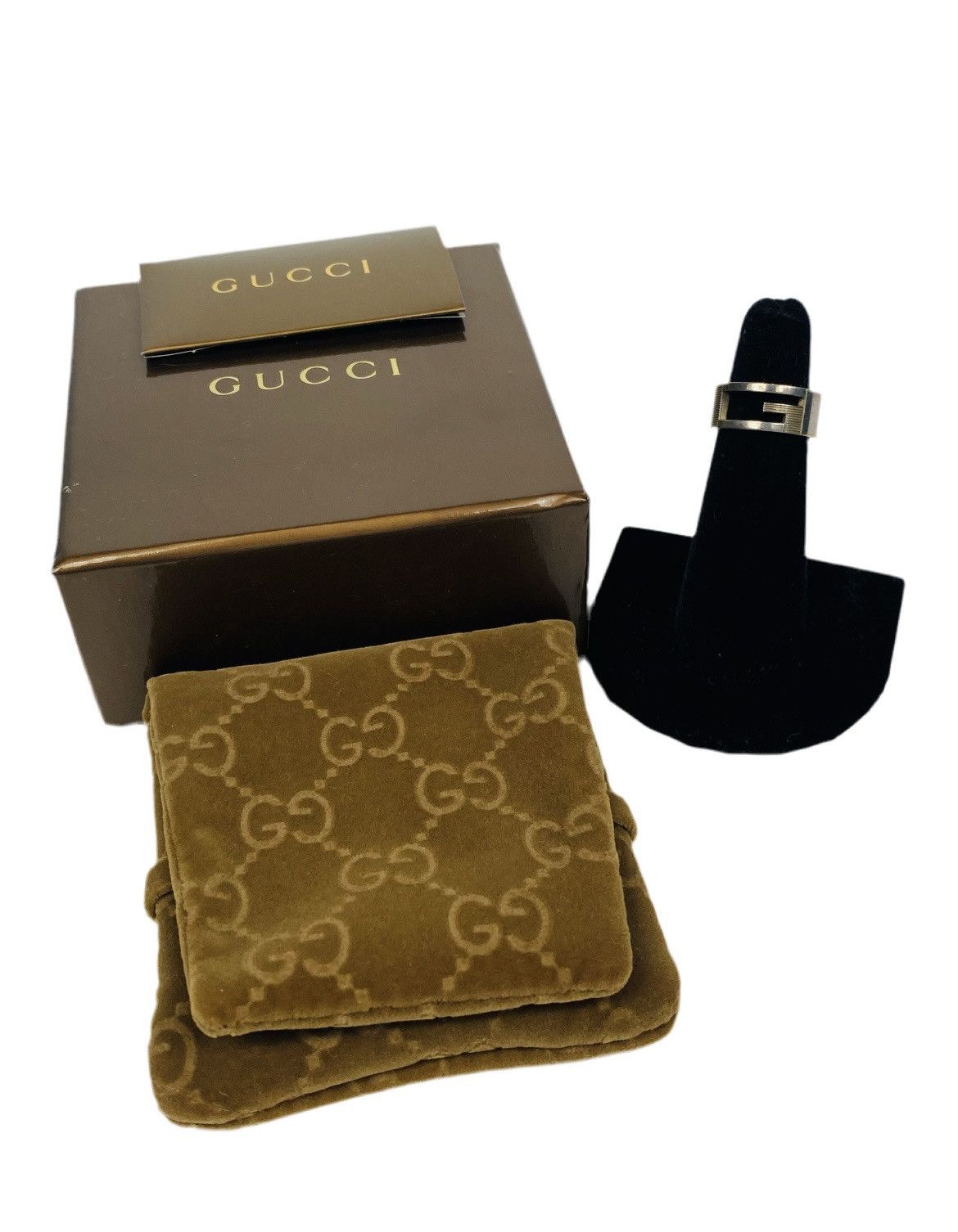 Gucci Gucci .925 Silver G Ring Size IT 8 Size ONE SIZE - 1 Thumbnail