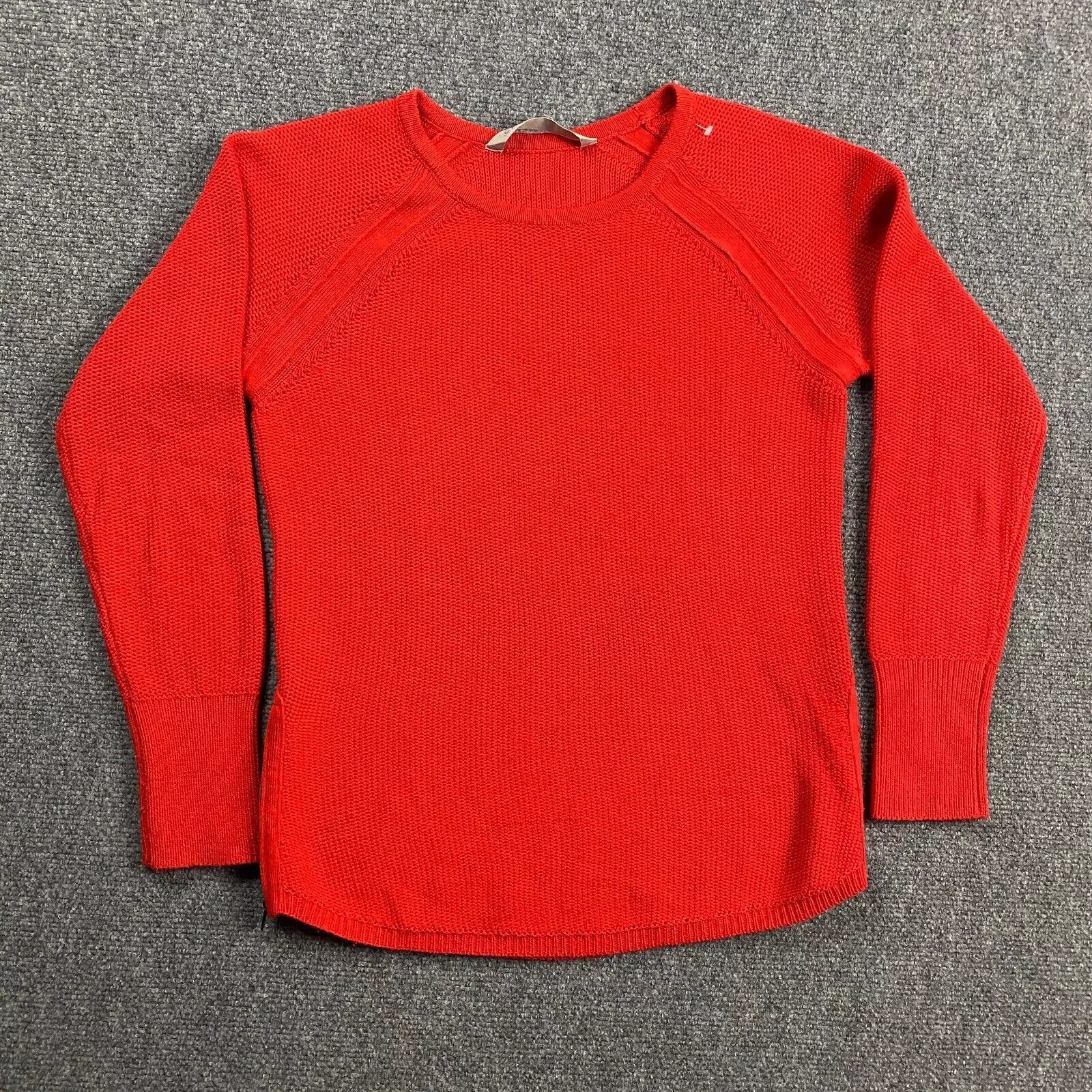 Athleta Athleta Sweater Women's Small Red Round Neck Tunic Knit Size S / US 4 / IT 40 - 1 Thumbnail