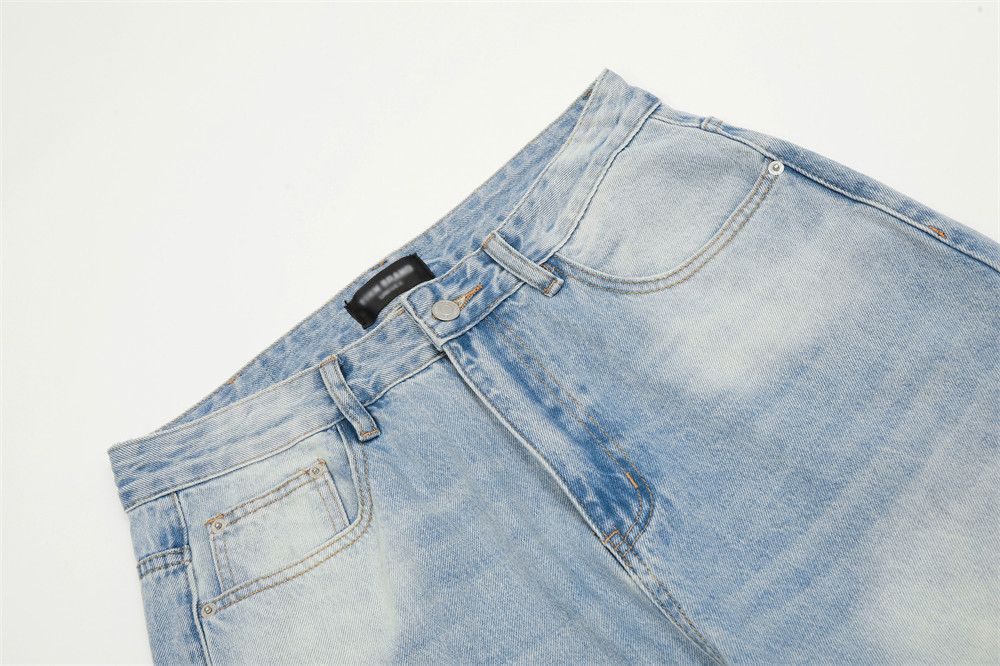 Japanese Brand × Jean Blue gradient wash vintage loose wide-leg straight jeans Size US 32 / EU 48 - 5 Thumbnail