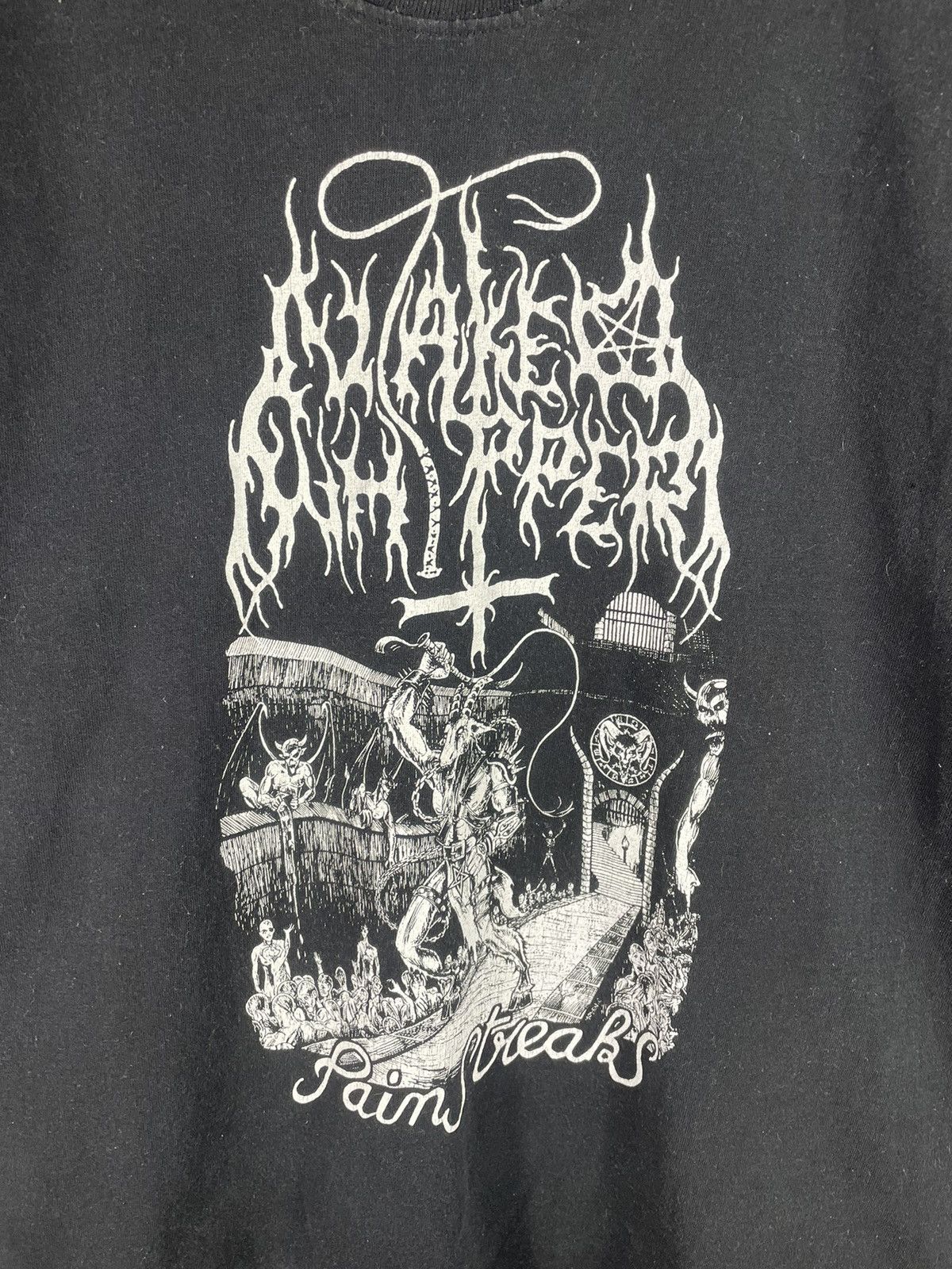 Band Tees 1995 Naked Whipper Pain Streaks T-Shirt Size US XL / EU 56 / 4 - 3 Thumbnail