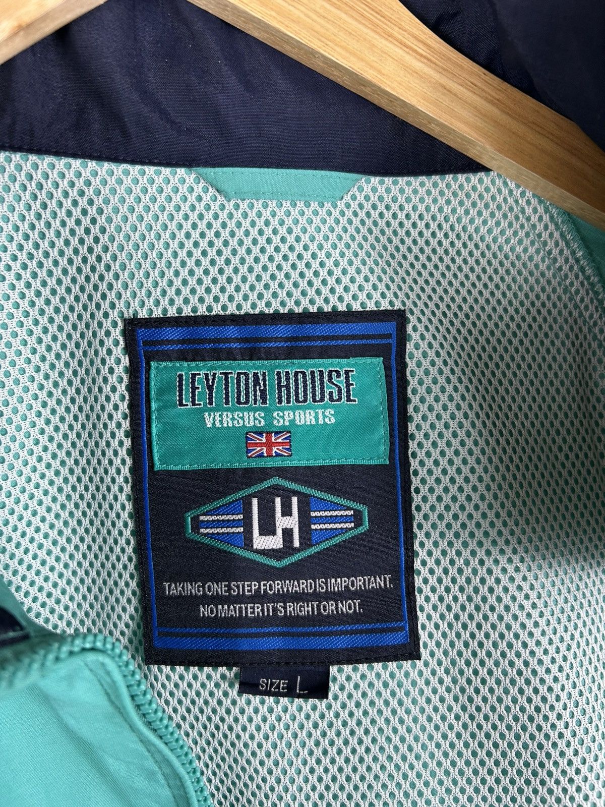 Versus × Vintage ⚡️Vintage Leyton House Zipper Bomber Jacket Size US L / EU 52-54 / 3 - 10 Thumbnail