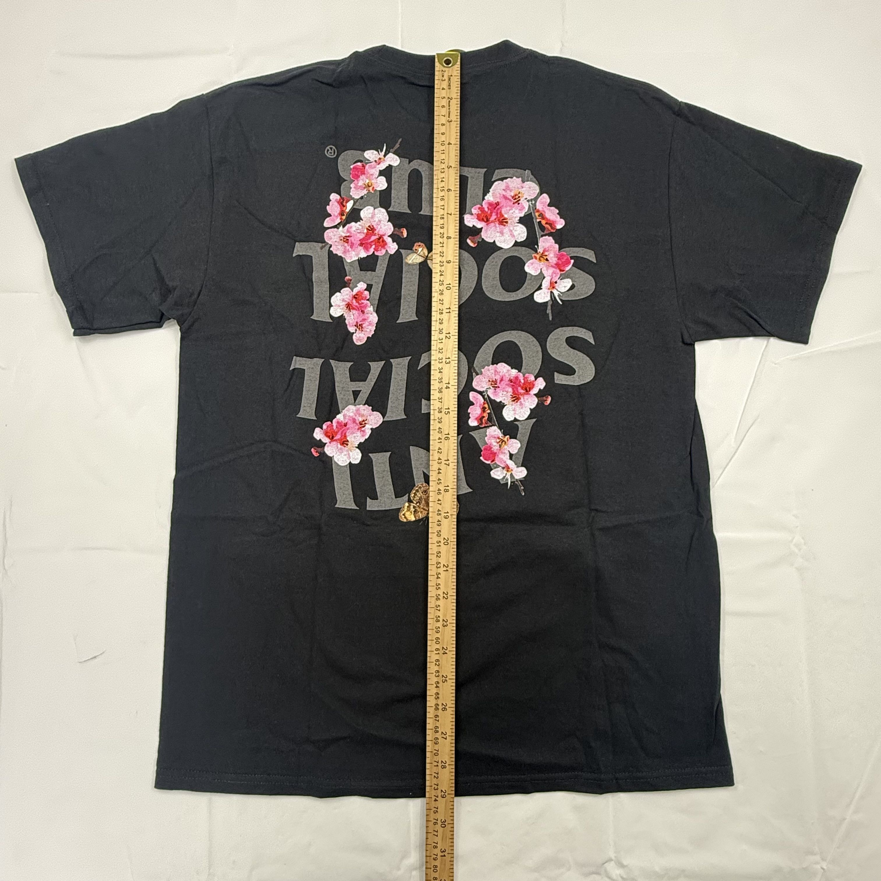 Anti Social Social Club Anti Social Social Club Floral Butterfly Logo Tee Shirt Size US L / EU 52-54 / 3 - 5 Thumbnail