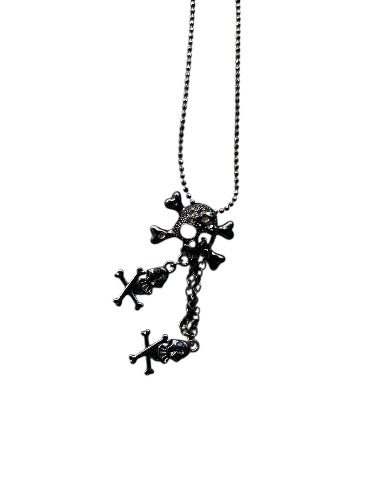 Japanese Brand Skull Chained Punk Bondage Necklace Size ONE SIZE - 9 Thumbnail