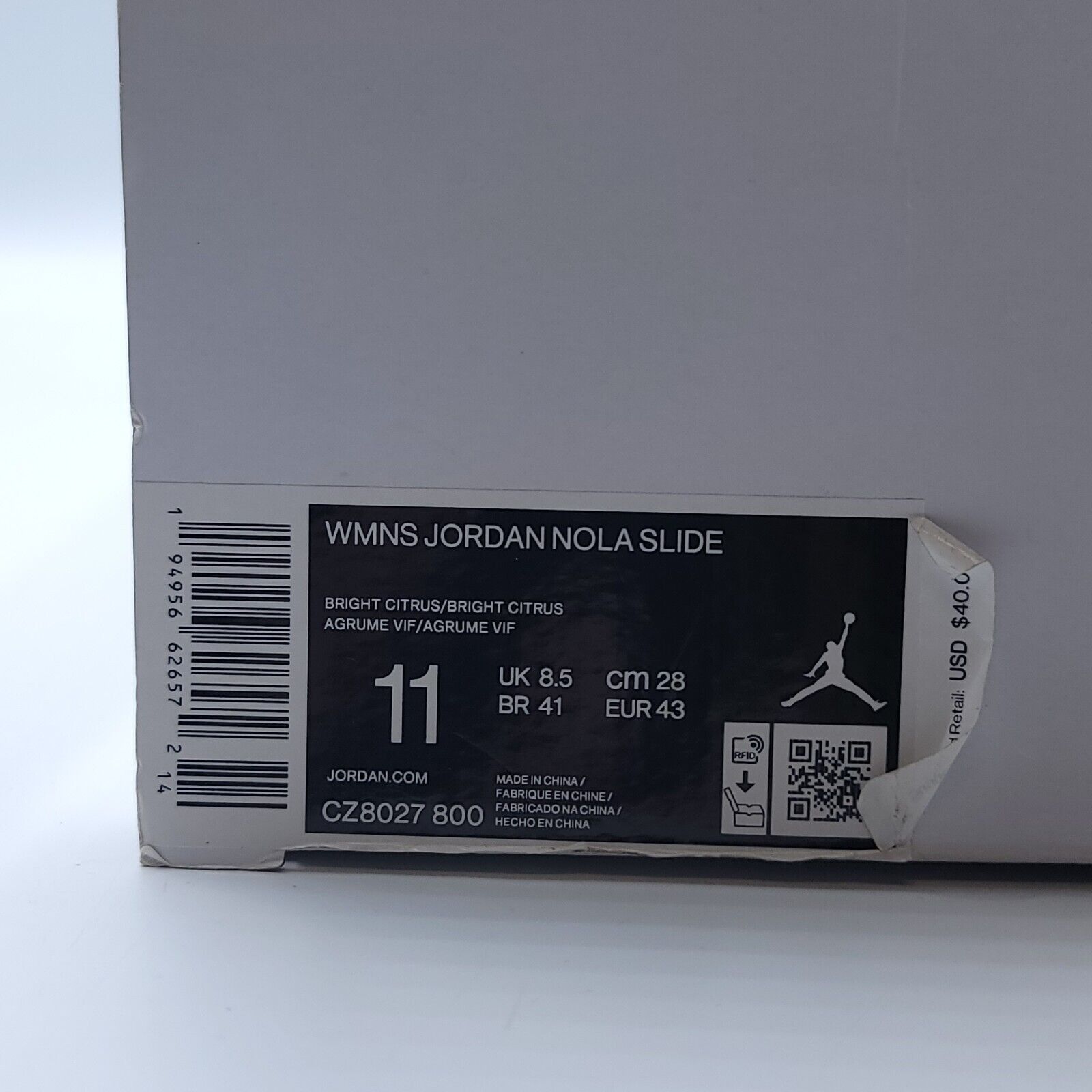 Nike Nike Jordan Nola Slide Sandal Womens Size 11 CZ8027-800 Size US 11 / IT 41 - 9 Thumbnail