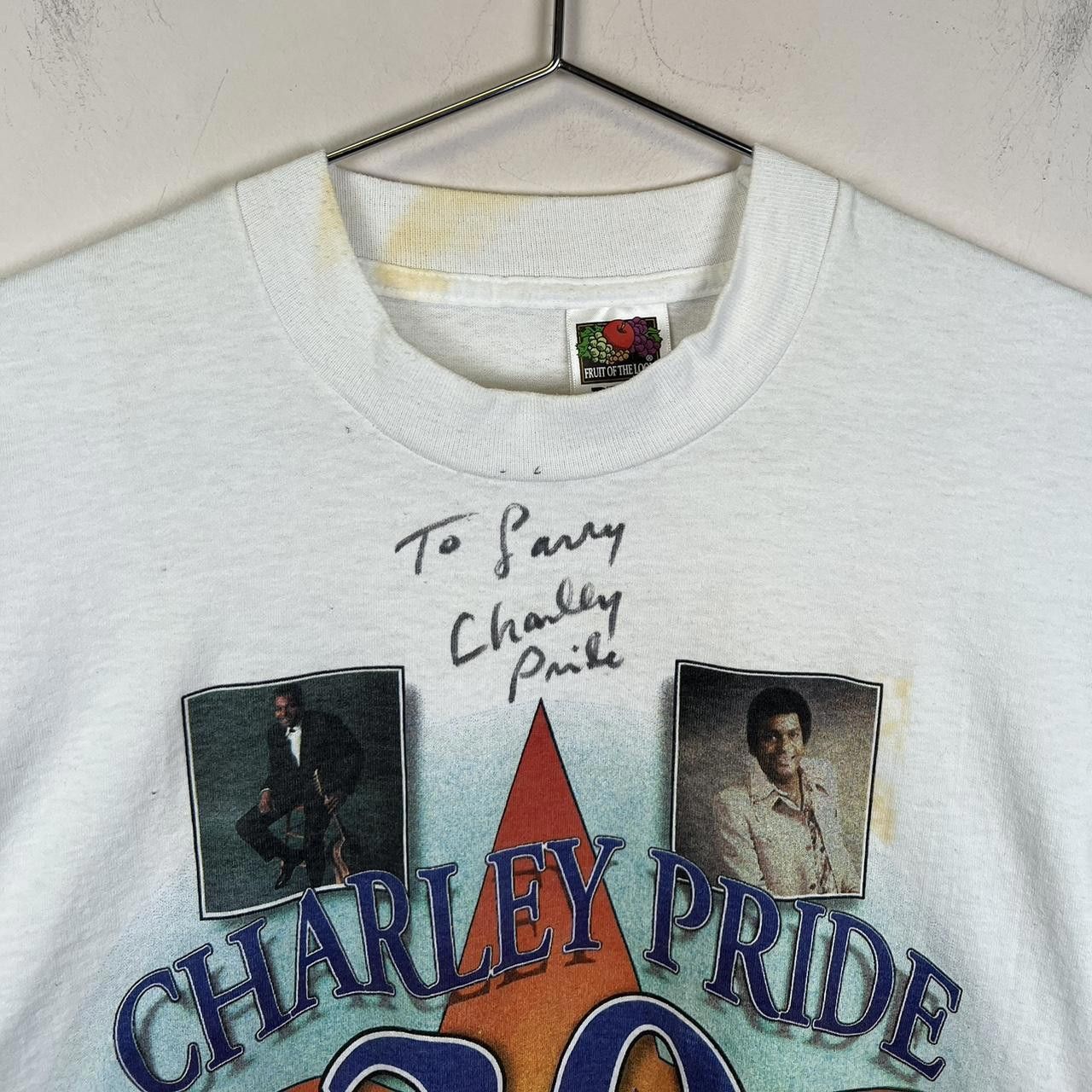 Fruit Of The Loom Charley Pride 30th Anniversary T-Shirt - Vintage Concert Tee Size US L / EU 52-54 / 3 - 3 Thumbnail